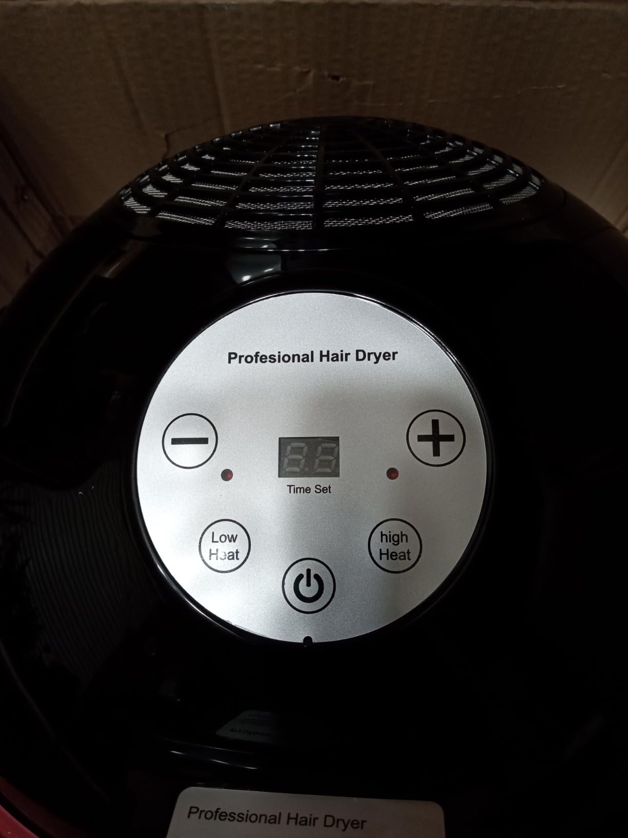 Hooded Hair Dryer with Time Settings, Touch Control and 3 Temperature Modes | Professional Standing Hair Dryer, Sit Under Hair Dryer Bonnet, Height Adjustable Ionic Hooded Dryer for Home&Salon Use, Pink customer photo 1