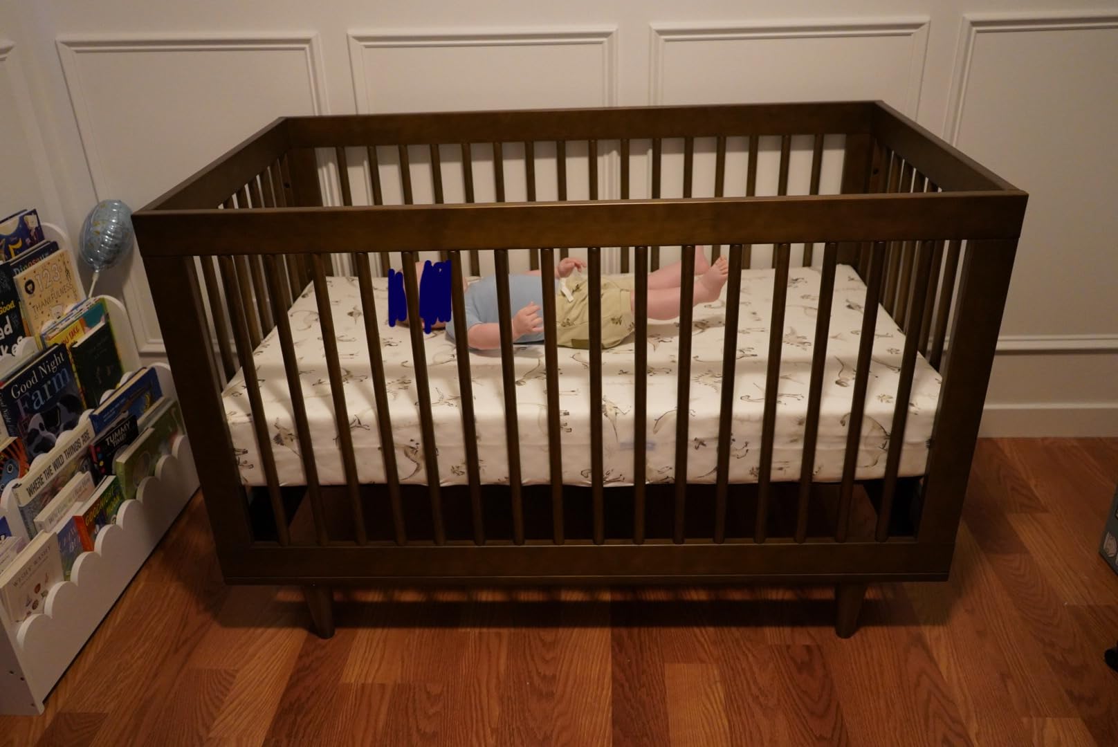 Marley 3-in-1 Convertible Baby Crib, Walnut | GREENGUARD Gold Certified, FSC Certified, Converts to Toddler Bed & Daybed, 4 Adjustable Mattress Heights - Easy Assembly customer photo 1