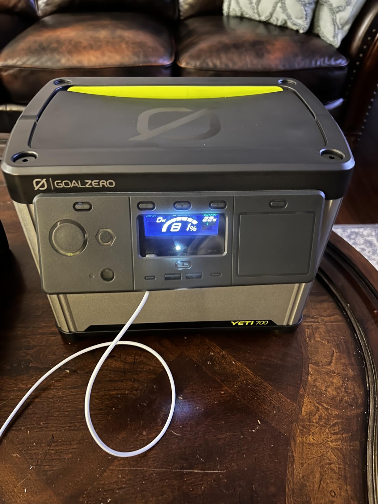 Yeti Portable Power Station, Yeti 700, 677 Watt Hour LiFePO4 Battery, Water Resistant & Dustproof Solar Generator for Outdoors, Camping, Tailgating, & Home customer photo 1