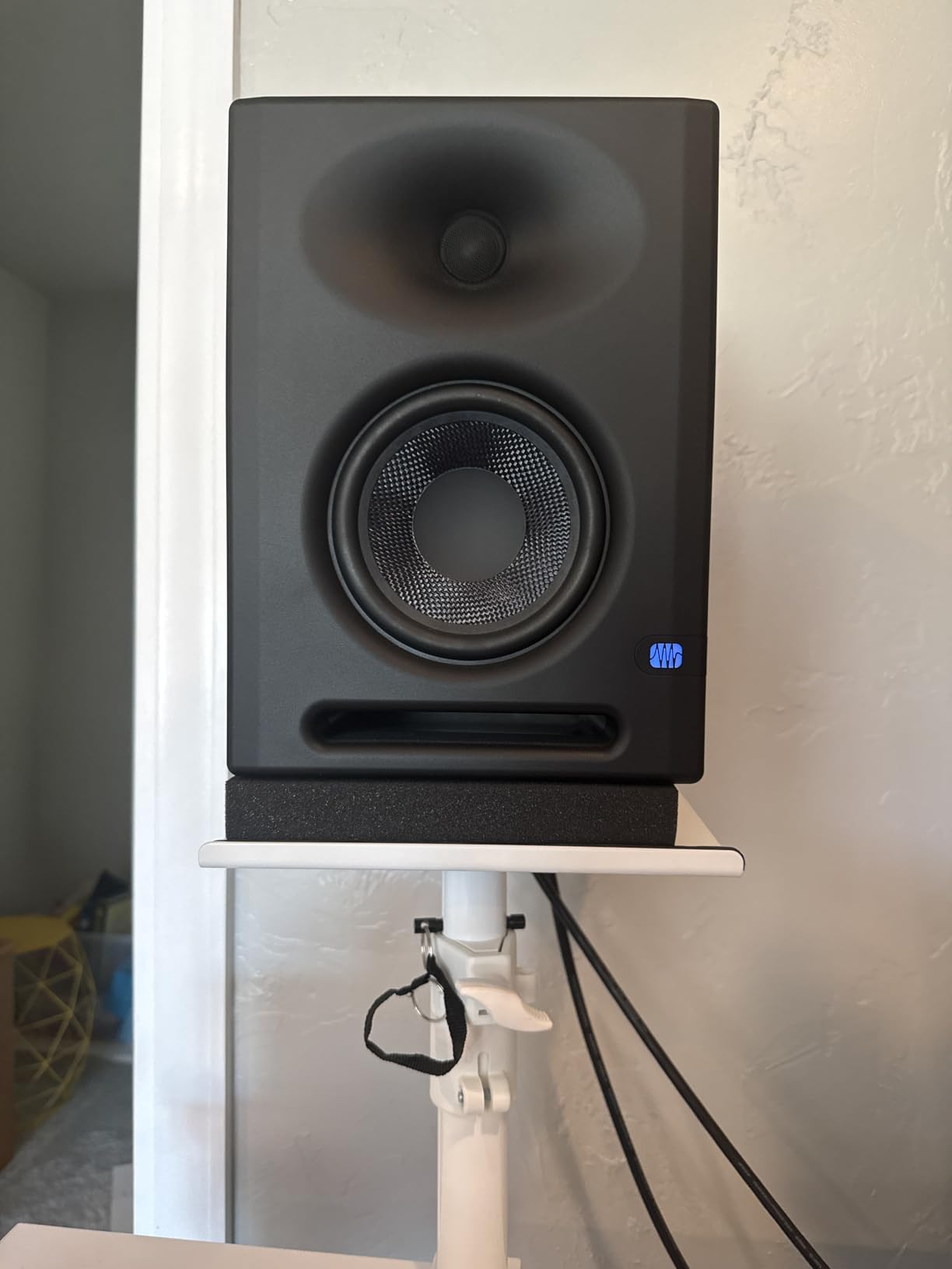 Studio Monitor Isolation Pads Premium Acoustic Foam Elevates Audio Ideal for 5 Inch Speakers Enhanced with Vibredux HD Foam for Superior Isolation customer photo 1