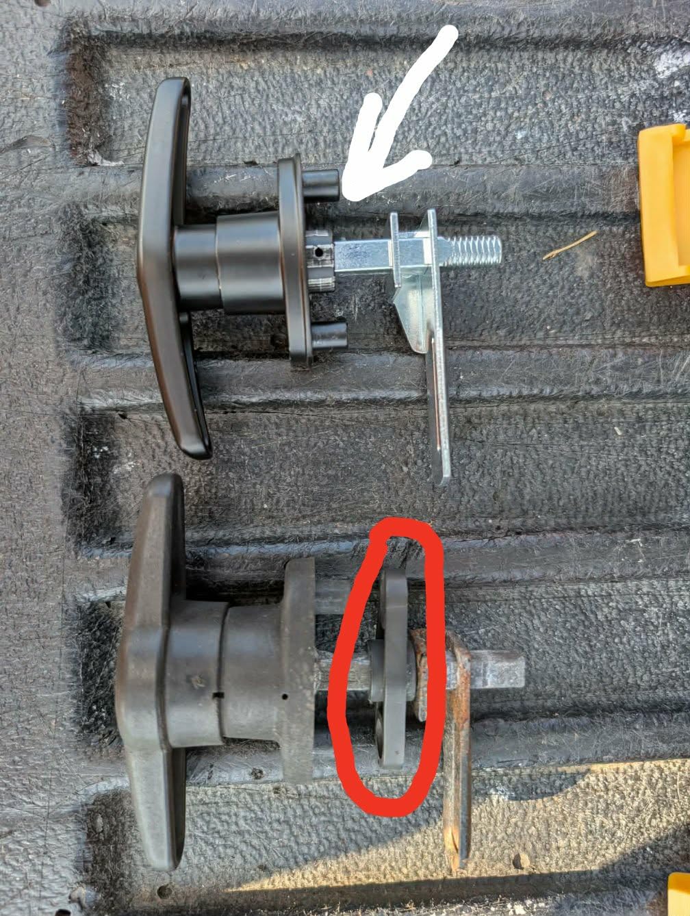 Truck Camper Shell T-Handle Lock Replacement Parts, L&R Lock | Truck Cap Lock Kit with Locking Cam Maching Set, Keyed A-like customer photo 1
