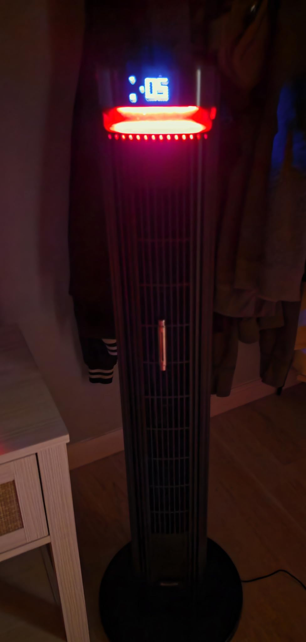 GoveeLife 42 in. Tower Fan, 150 Deg Oscillation, 5 Modes 12 Speeds, Black | Smart Floor Fans for Bedroom, up to 26ft/s, APP & Voice Control, 24H Timer, 27dB Bladeless Fan for Cooling Home Office customer photo 1