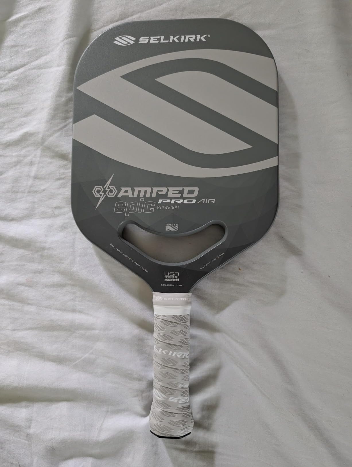Selkirk Sport Amped Pickleball Paddles | Fiberglass | Polypropylene X5 Core | All-court pickleball racket with power and spin for all skill levels customer photo 1