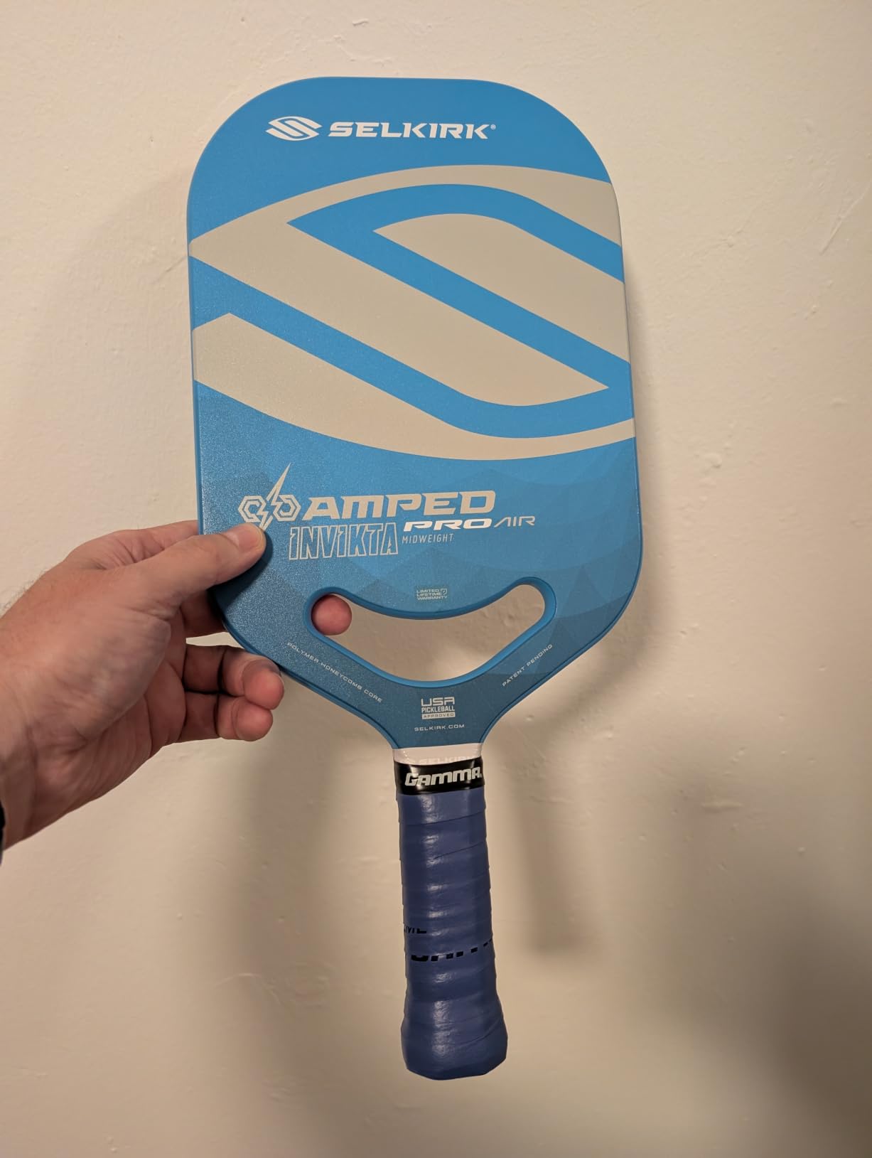 Selkirk Sport Amped Pickleball Paddles | Fiberglass | Polypropylene X5 Core | All-court pickleball racket with power and spin for all skill levels customer photo 2