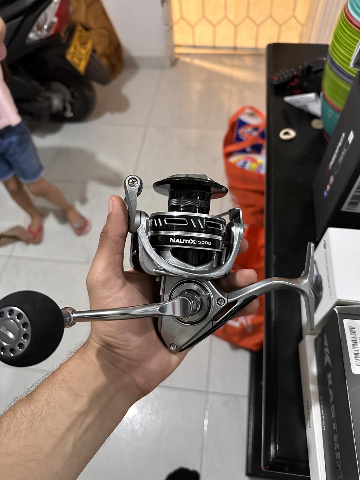 NautiX Spinning Reel, Aluminum Body, 33lb Max Drag | CNC Aluminum Gear, 8+1 Sealed BB, 6.0:1/5.4:1 Gear Ratio, Smooth Retrieve Freshwater/Saltwater Fishing customer photo 1