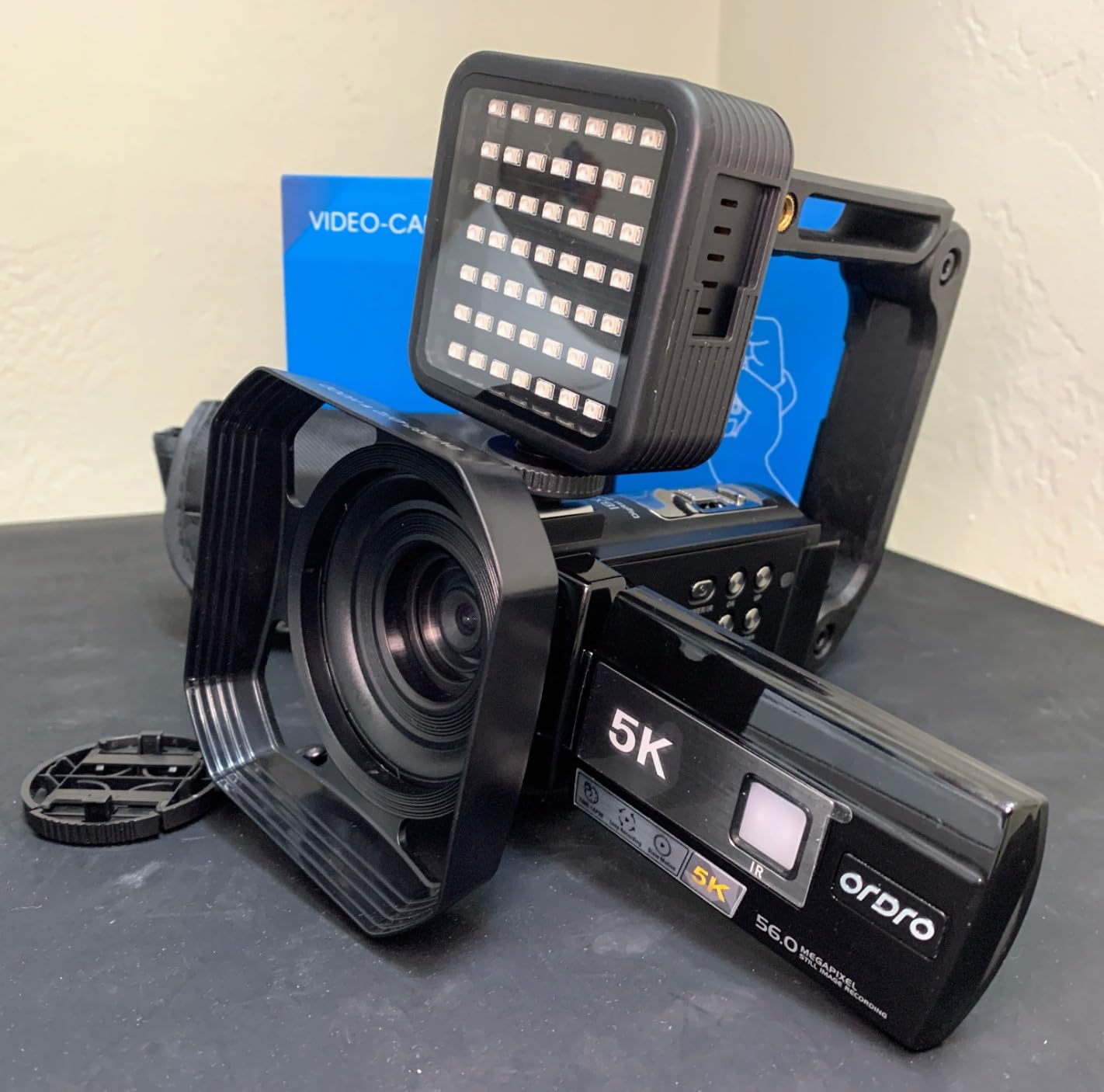 ORDRO 5K 30MP 50FPS Night Vision Camcorder IR Light 3