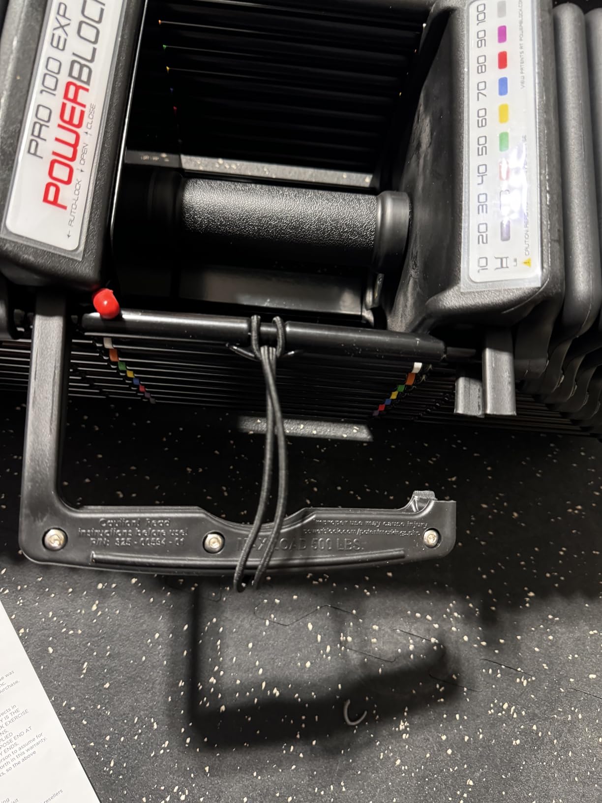 Pro 100 Adjustable Dumbbell, 5-100 lb | Sold as a single unit, order 2 to complete your pair, durable steel build replaces a full rack customer photo 2