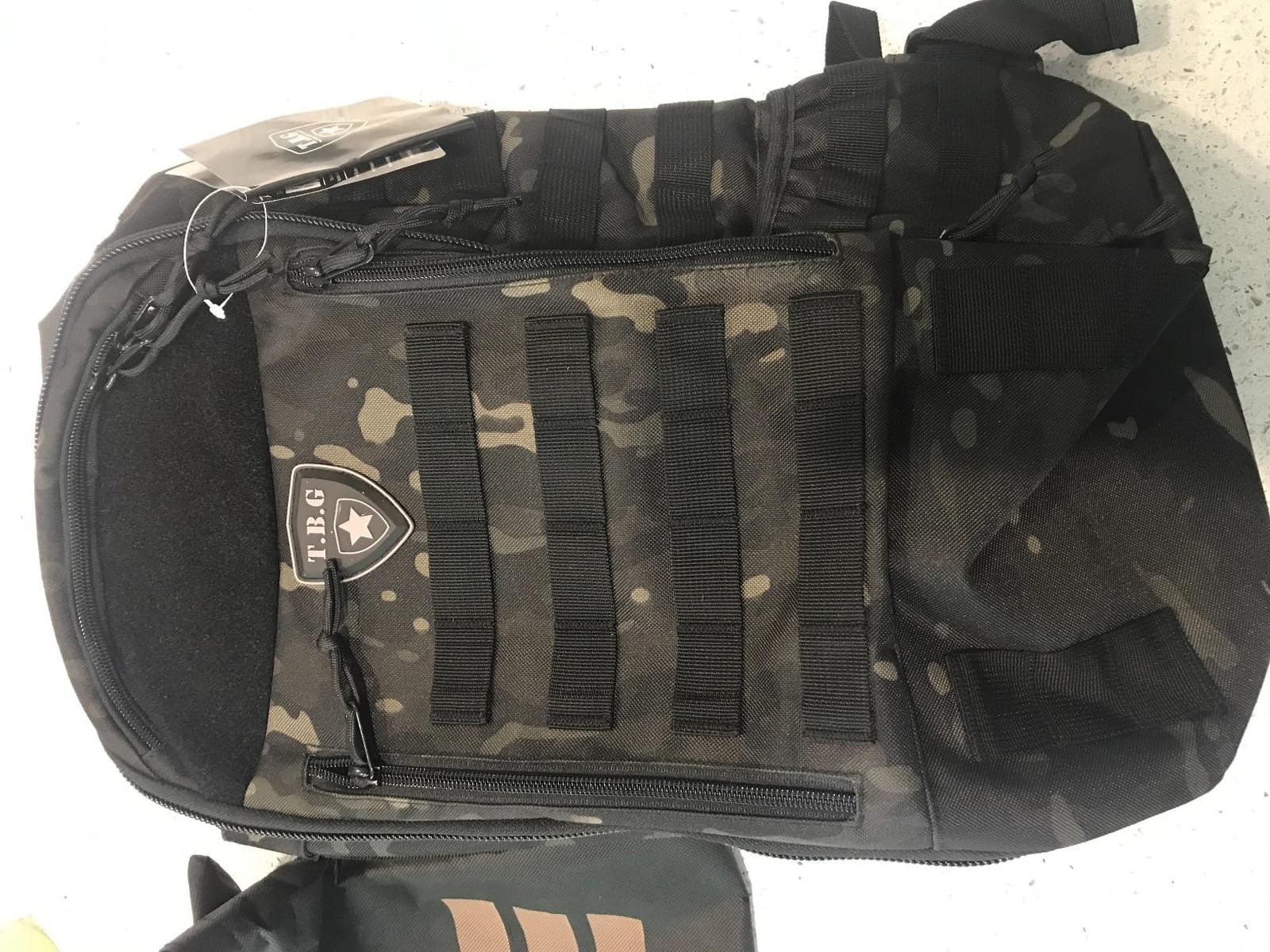 Tactical Baby Gear Daypack Tactical Diaper Bag Backpack | MOLLE-compatible tactical diaper backpack with built-in changing mat and stroller straps for organized parenting. customer photo 1