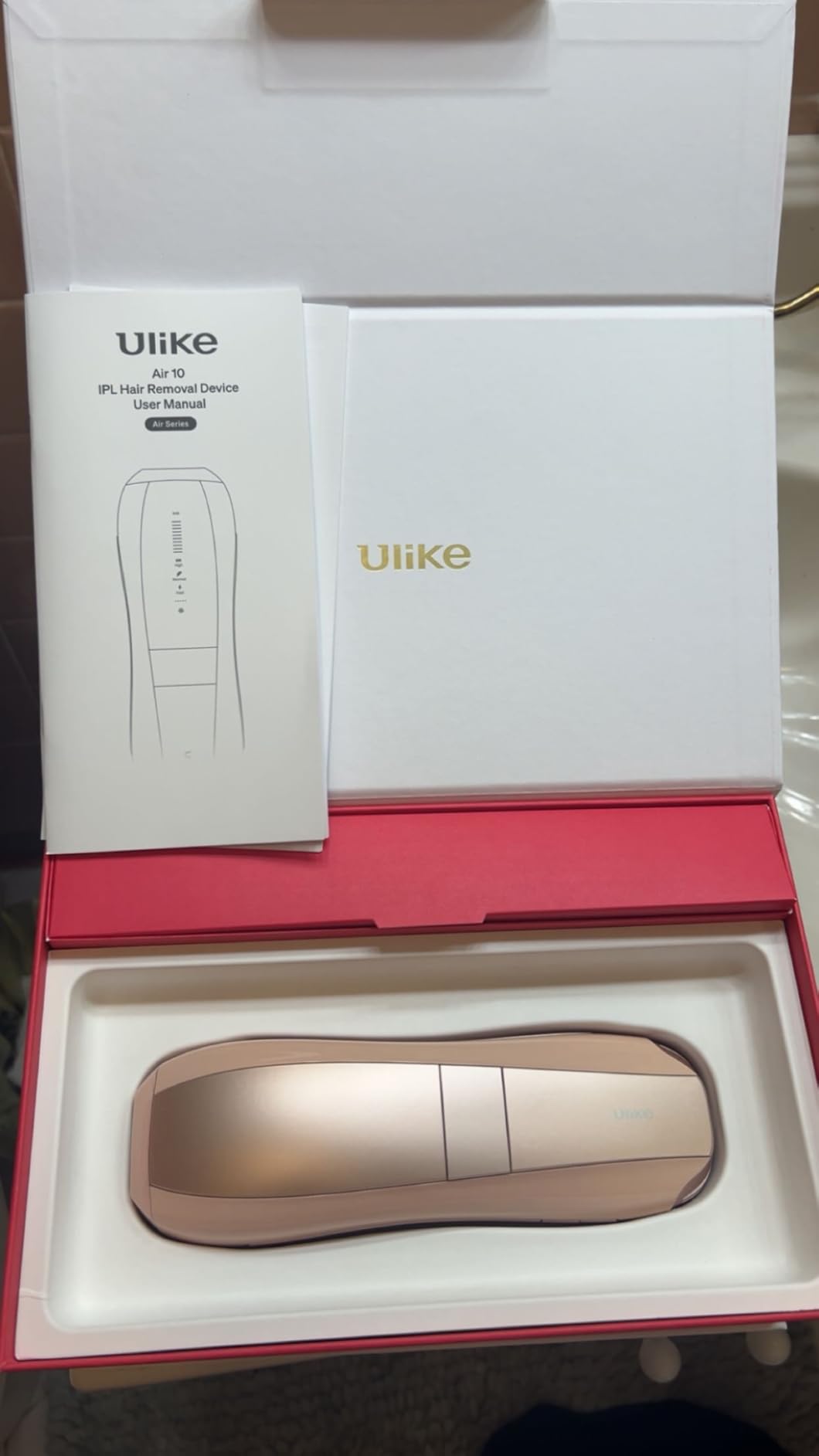 Ulike Laser Hair Removal Air 10 IPL Holiday Gift for Women and Men, 65F Ice-Cooling Contact, Dual Lights, Skin Sensor & USHR Mode* for Nearly Painless, Effective & Long-Lasting Hair Removal from Home customer photo 1
