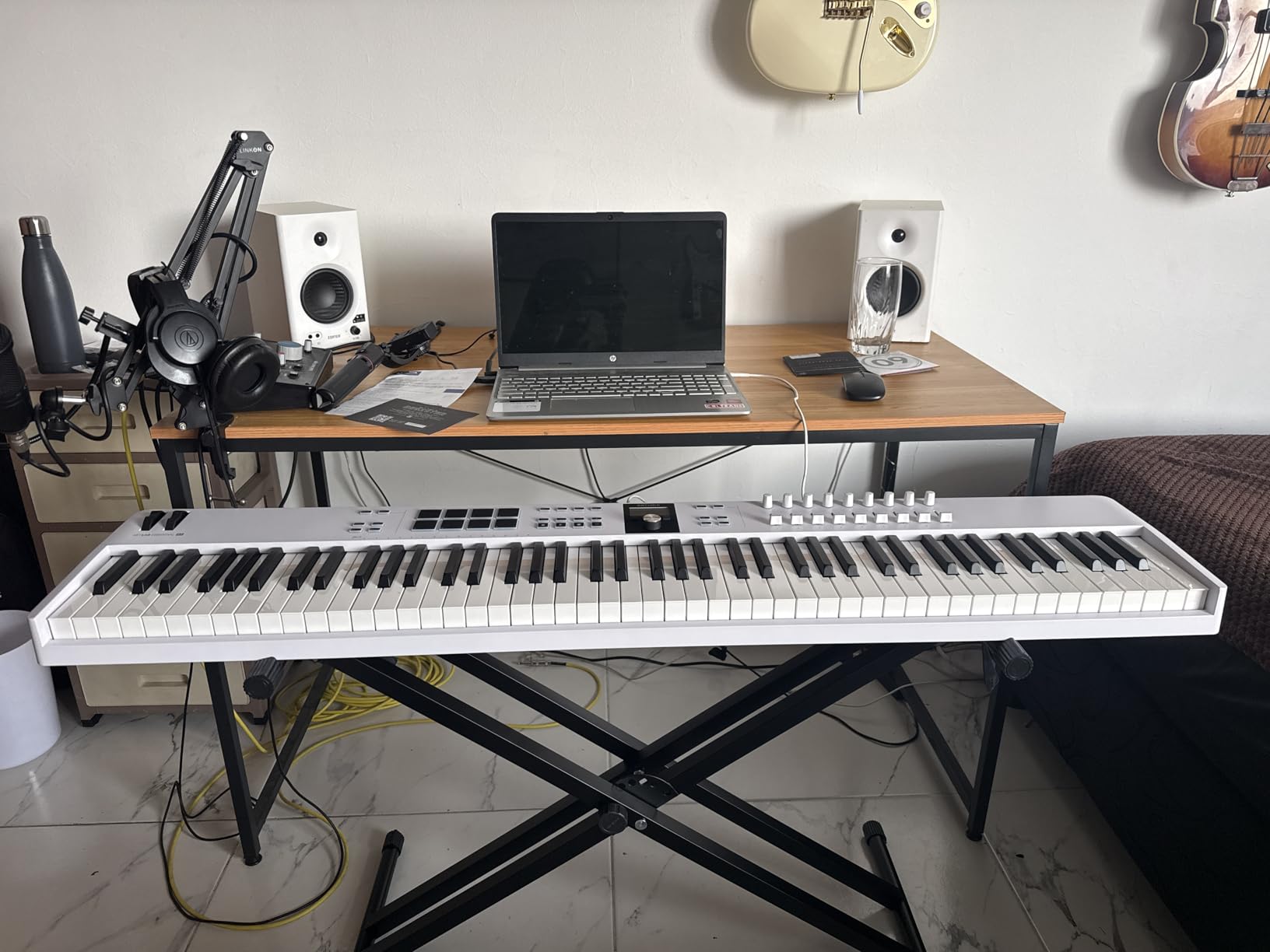 Arturia KeyLab Essential mk3 USB MIDI Keyboard Controller, 88 Key - White customer photo 2