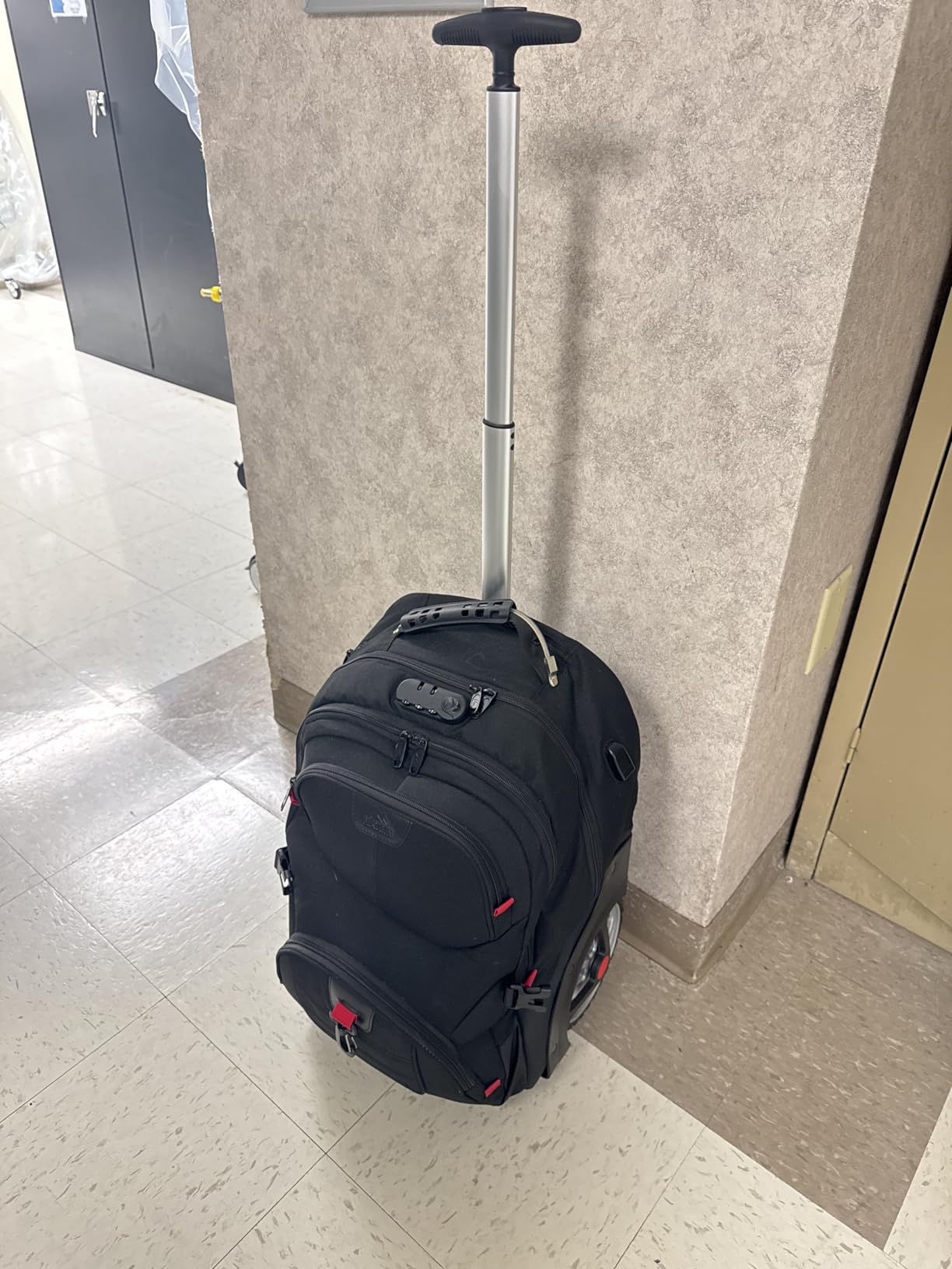 MATEIN Rolling Bag with Wheels, 17 Inch Laptop Roller Backpack for Adults | Extra Large Wheeled Bag with Anti Theft Lock & Sturdy Handle, Water Resistant Carry On Luggage for Teacher Work Travel Men customer photo 1