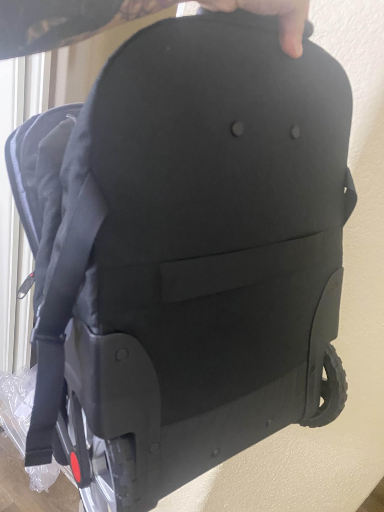 MATEIN Rolling Bag with Wheels, 17 Inch Laptop Roller Backpack for Adults | Extra Large Wheeled Bag with Anti Theft Lock & Sturdy Handle, Water Resistant Carry On Luggage for Teacher Work Travel Men customer photo 2