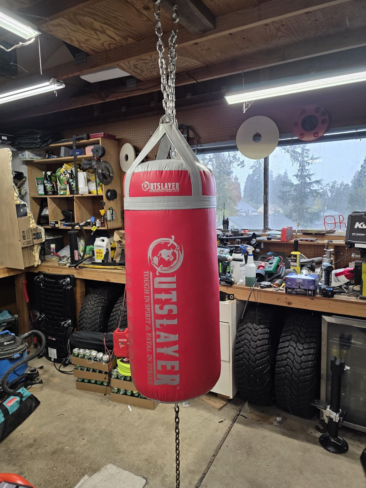 XXL 150 LB Heavy Boxing Punching Bag - Versatile Training for Mixed Martial Arts Wider Striking Area - USA Made customer photo 2