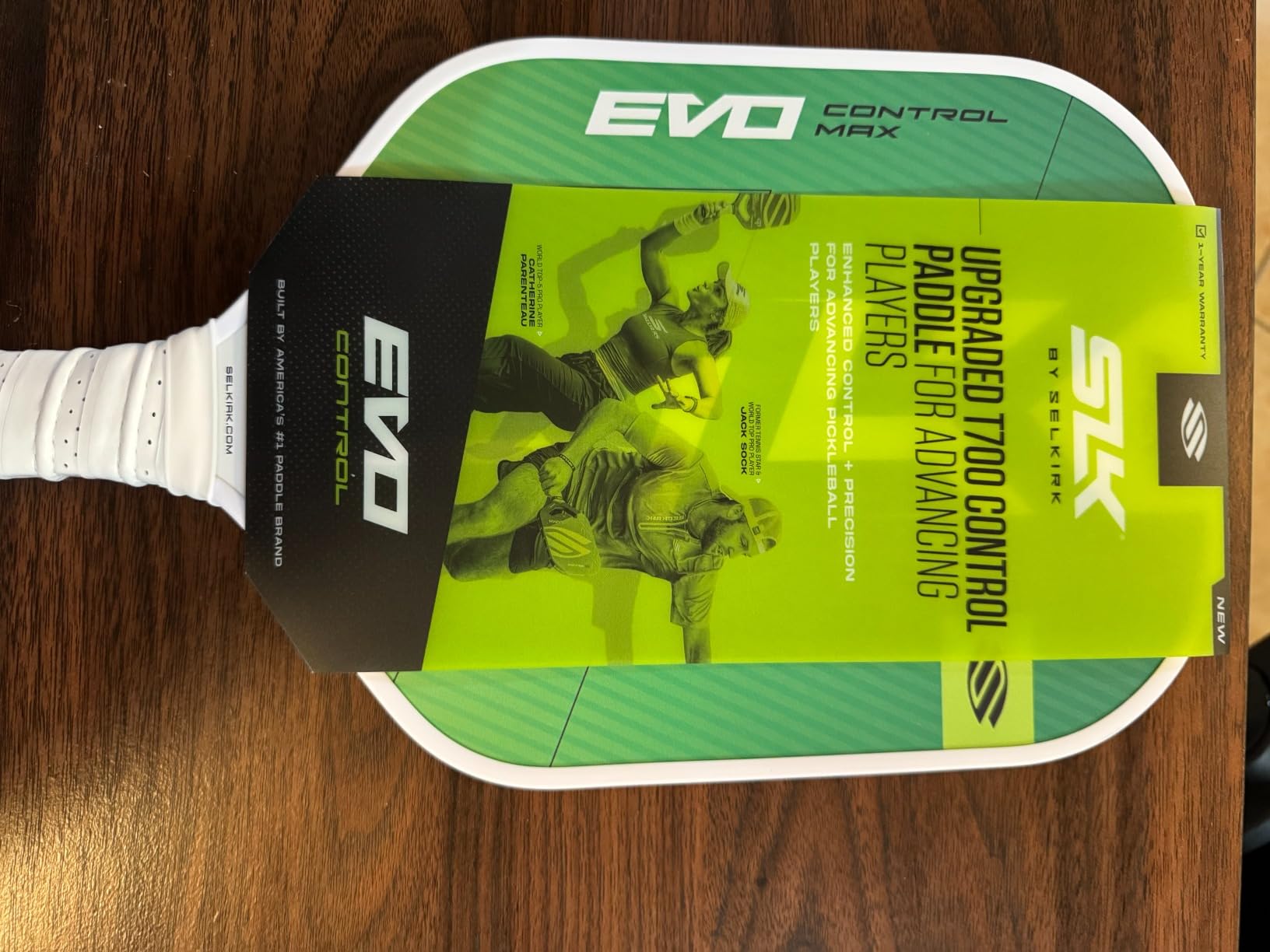 Selkirk Sport SLK Evo Carbon Fiber Pickleball Paddles | Control & Power | A pickle ball paddle with a SpinFlex spin surface and Ultra Comfort Grip, in Max or XL shape customer photo 1