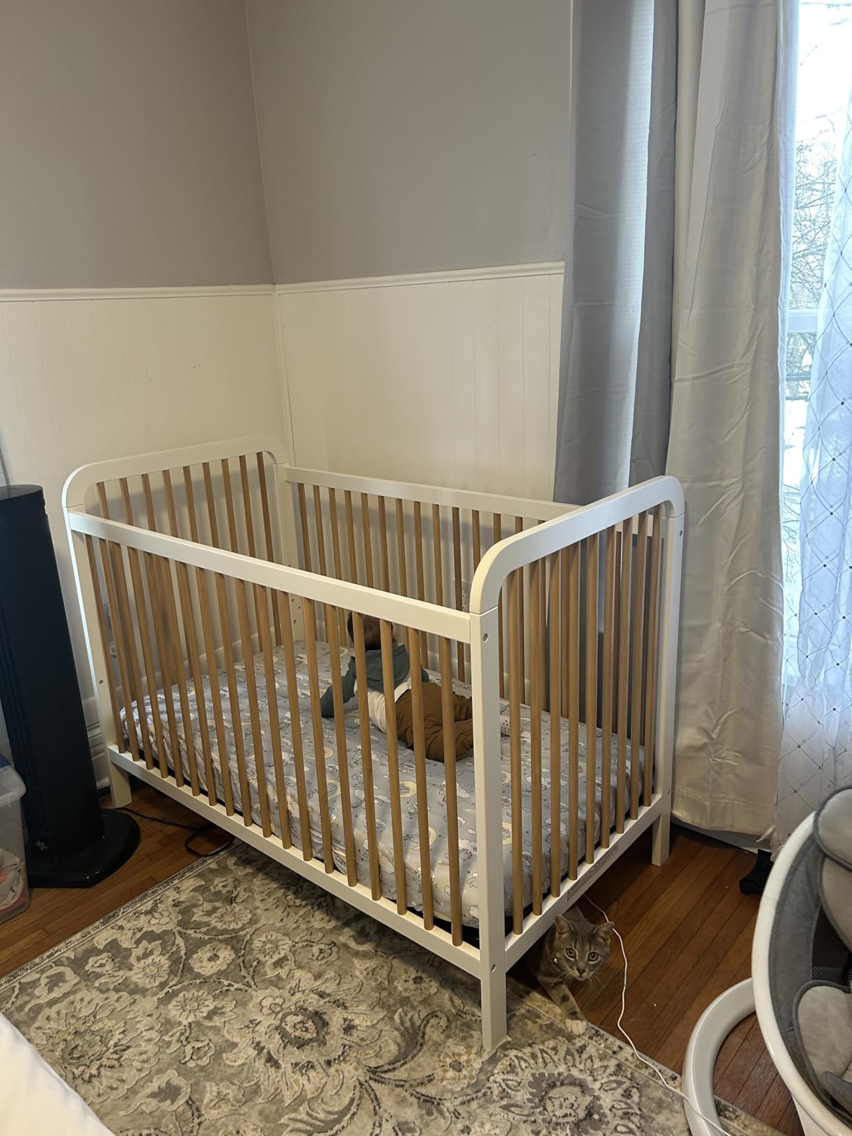 Storkcraft Pasadena 3-in-1 Convertible Crib, Driftwood customer photo 1