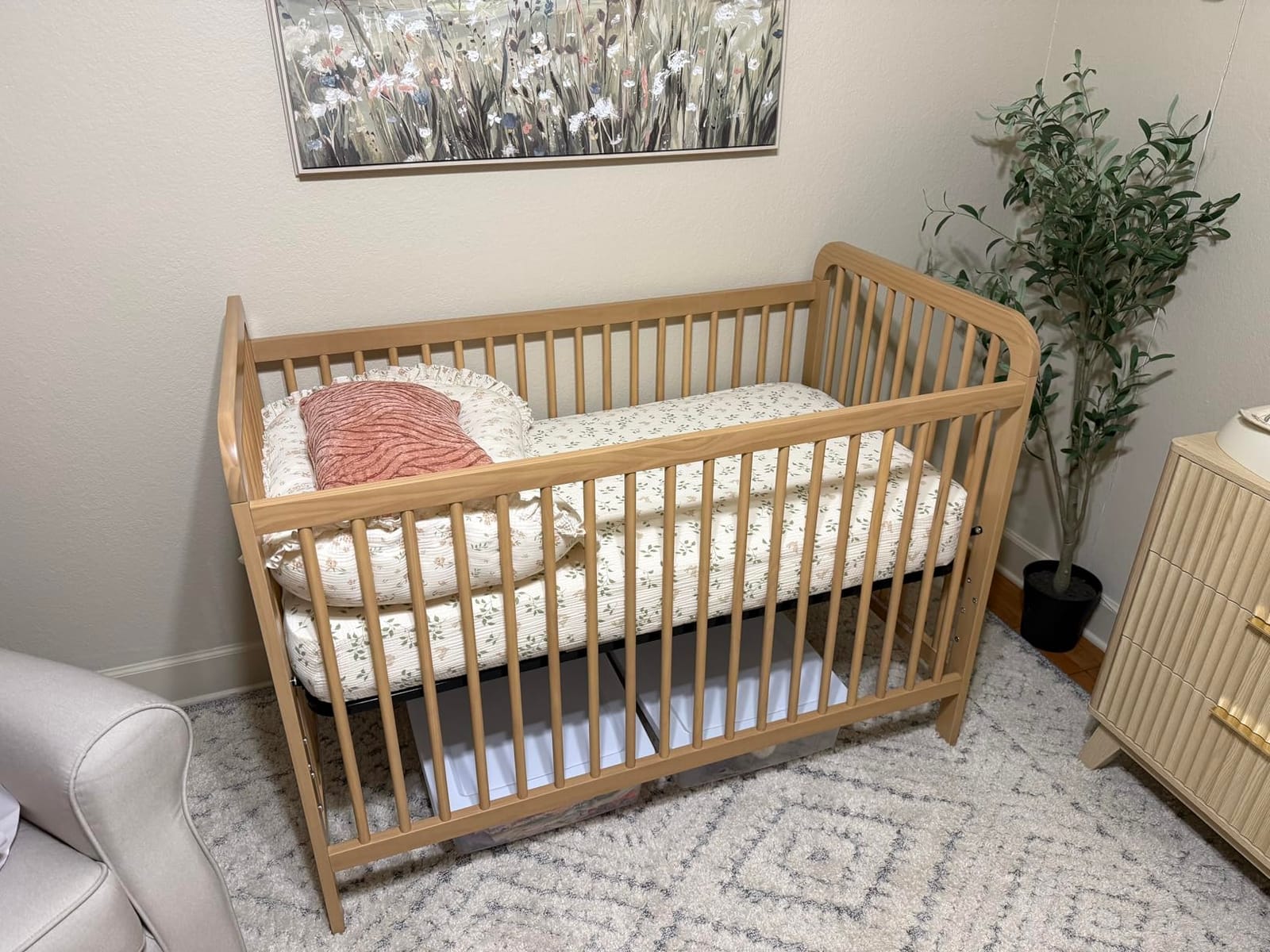 Storkcraft Pasadena 3-in-1 Convertible Crib, Driftwood customer photo 2