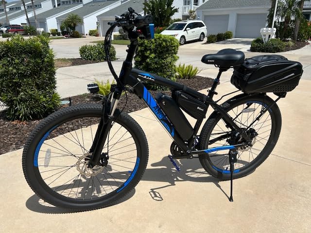 ANCHEER Electric Bike for Adults, Peak 750W Ebike, 3 Hours Fast Charge, 60 Miles Electric Bicycle with 48V/499Wh Battery, 27.5 '' Hummmer Electric Mountain Bike with LCD Display, 21 Speed customer photo 1
