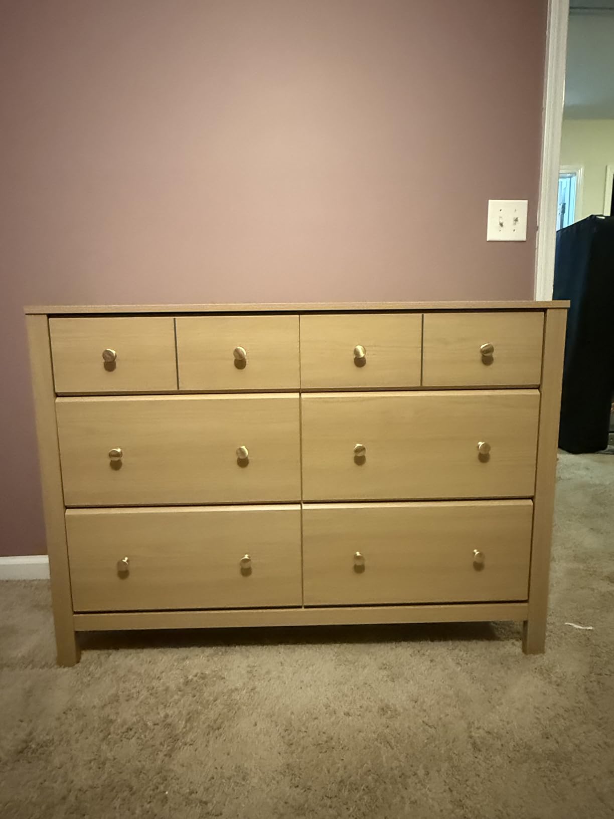 Horizon 6 Drawer Dresser, Driftwood | GREENGUARD Gold Certified, Wood Dresser for Nursery & Kids Bedroom, Nursery Storage with Interlocking Drawer System customer photo 2
