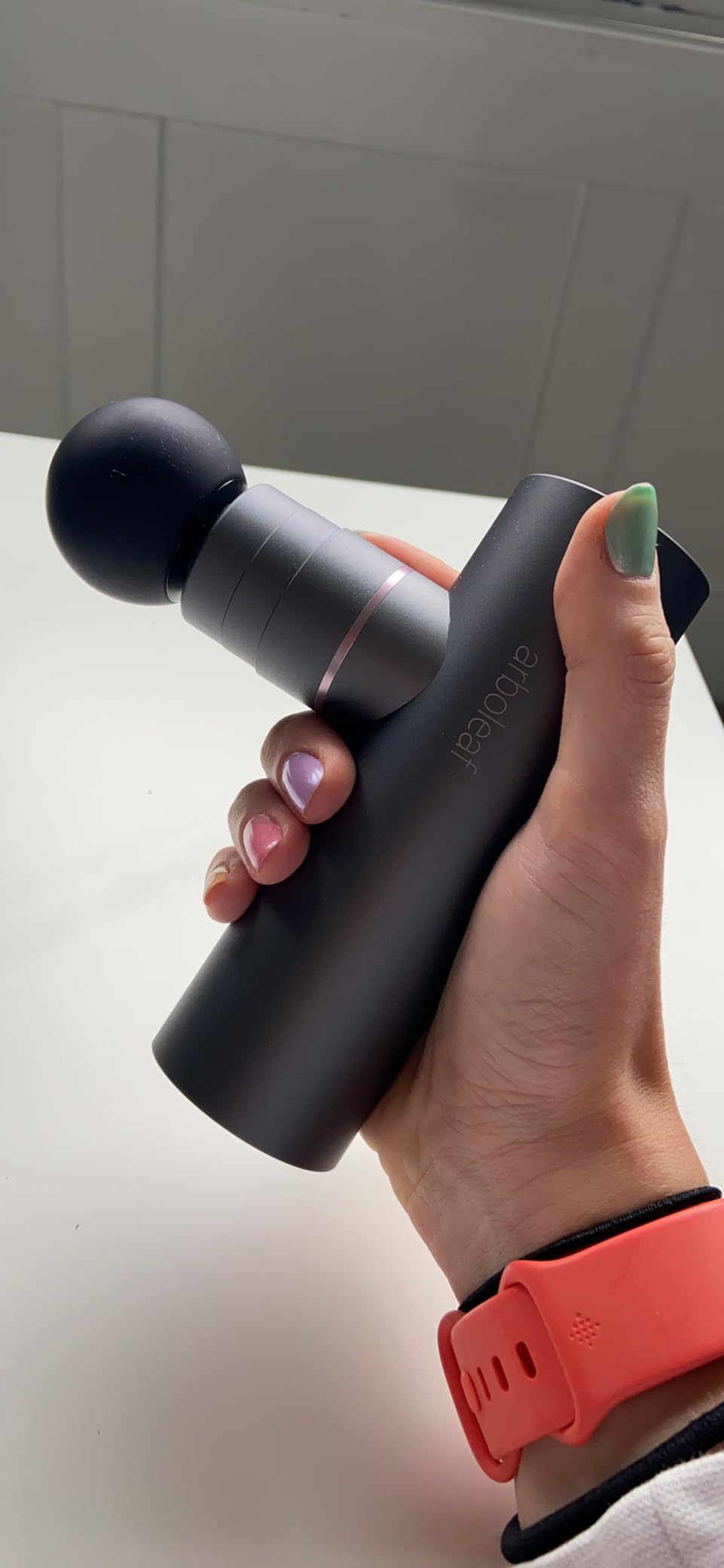 arboleaf Thermacool Massage Gun Deep Tissue with Heat and Cold Head, Full-Metal Electric Portable Hand Held Massager Gun customer photo 1