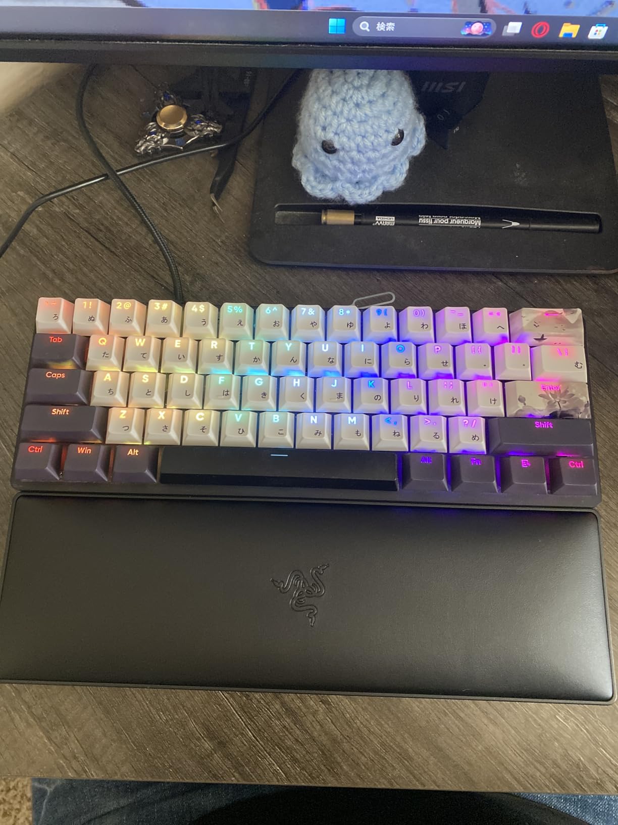 XVX White Jade Keycaps, Double Shot PBT Keyboard Keycaps 132 Keys MDA Profile Keycap Set Compatible with 60%/65%/75%/TKL/96%/100% US Layout Cherry MX Switches Mechanical Keyboard customer photo 2