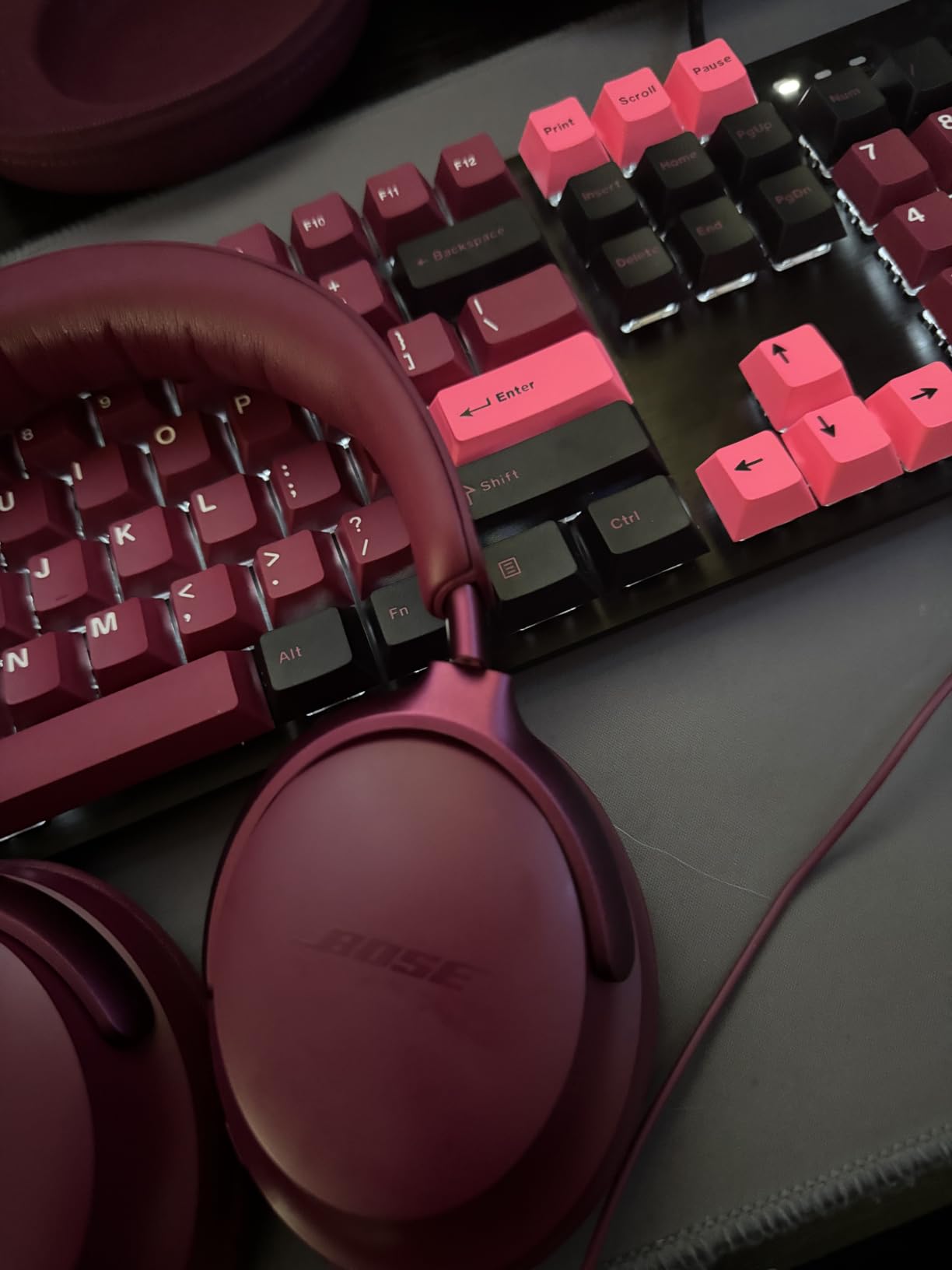 Womier Double Shot PBT Keycaps Set Custom Cherry Profile Keycaps | 138 Keys 60 65 75 100 Percent for 61/64/68/84/87/100/104/108 Retro Gaming Mechanical Keyboard, Brown Gray customer photo 2