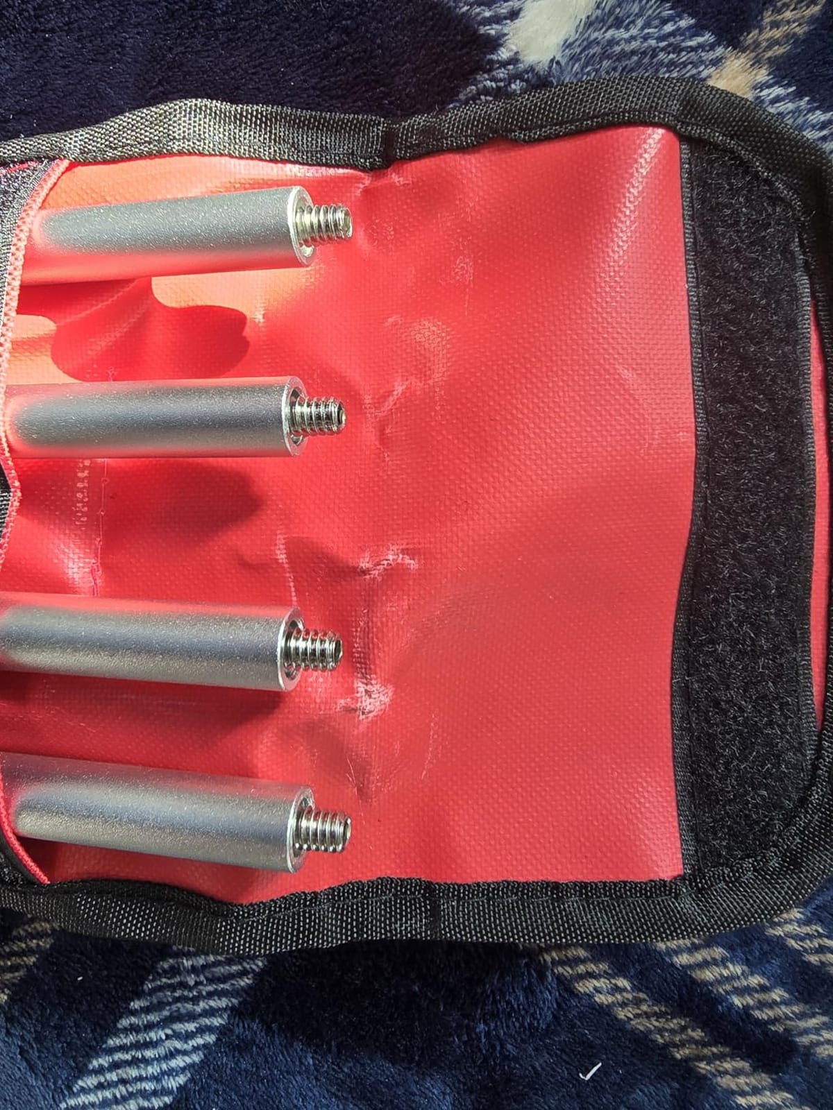 Mini Prism Set with 4 Poles, Constant 0mm Offset 1.2M Aluminum Pole | 4 Extension Rods with Mini Prism, 1/4 Inch Mount, Weather Resistant Finish, Soft Storage Bag for Survey and Construction customer photo 2