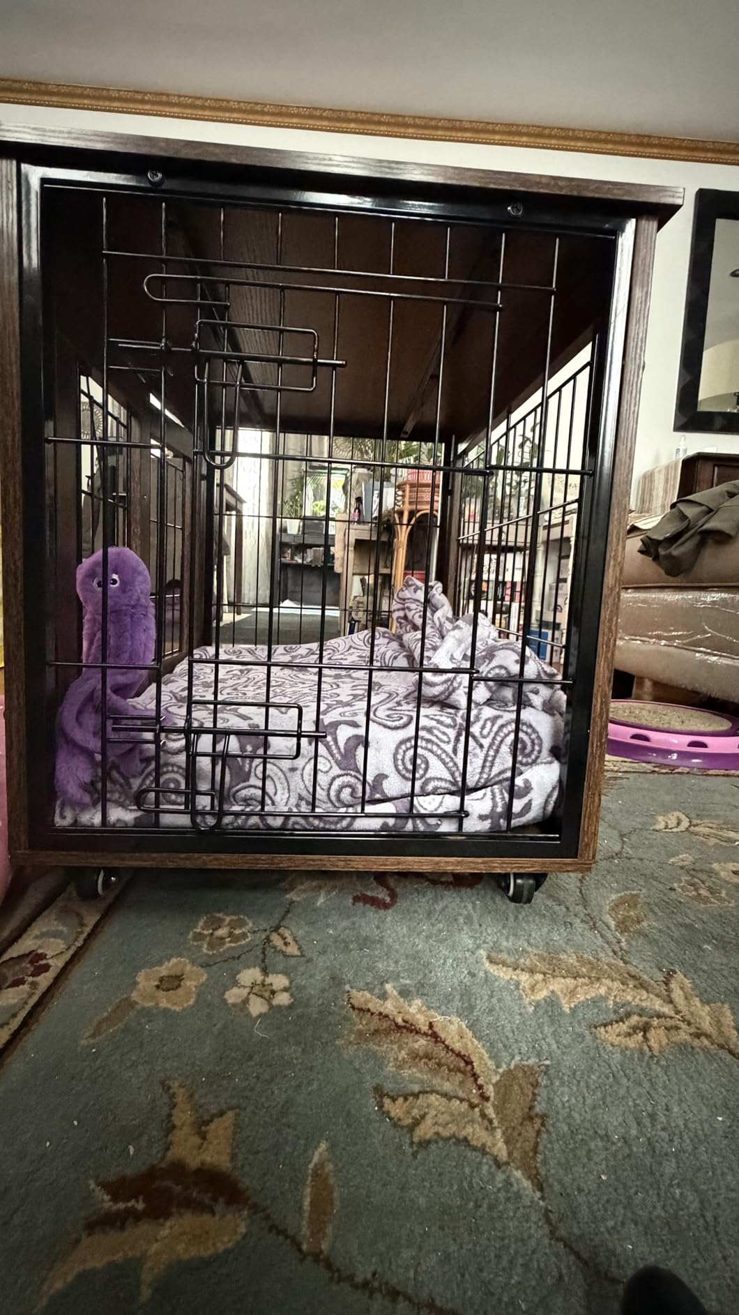 YaFiti Dog Crate Furniture, 32.5