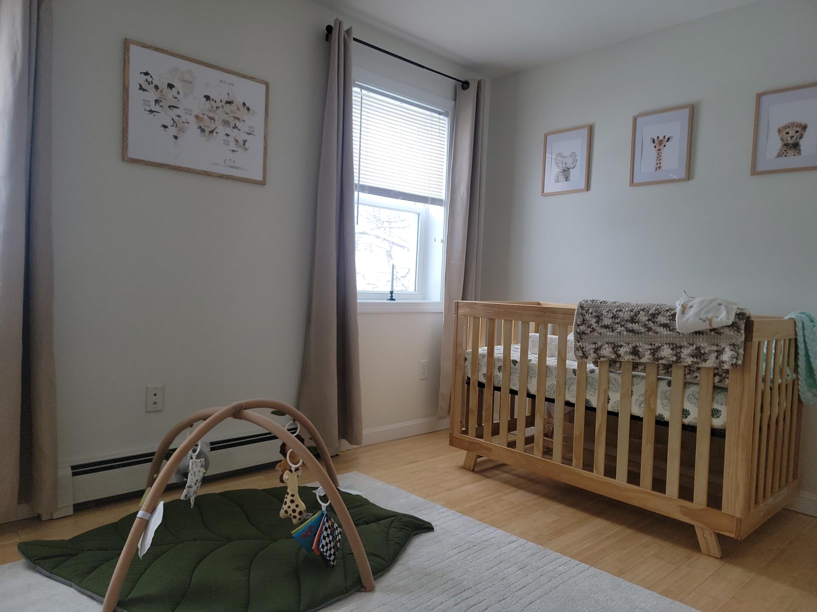 Storkcraft Beckett 3-in-1 Convertible Crib, Driftwood customer photo 2