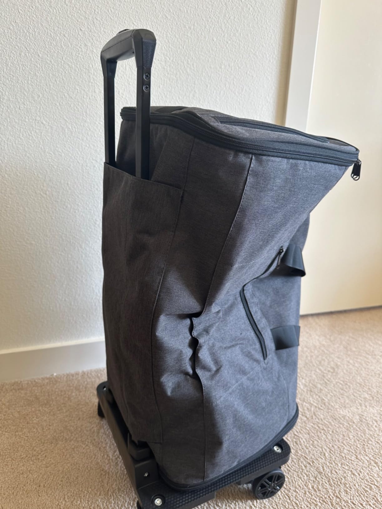 Bukere Rolling Garment Bag, Travel Garment Duffle Bag with Wheels, Carry on 3 in 1 Suit Luggage Bag with Detachable Trolley for Men Women Business Weekender customer photo 1