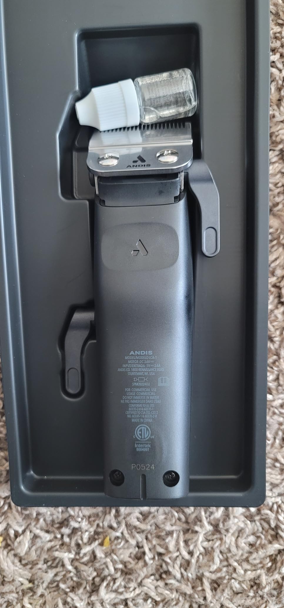 Envy II Cordless Clipper Premium Edition, Phaze Blade, Gold, Lithium | Runs 6,700 SPM, ceramic Phaze blade blends fade & taper, lightweight cordless hair clipper for men customer photo 2