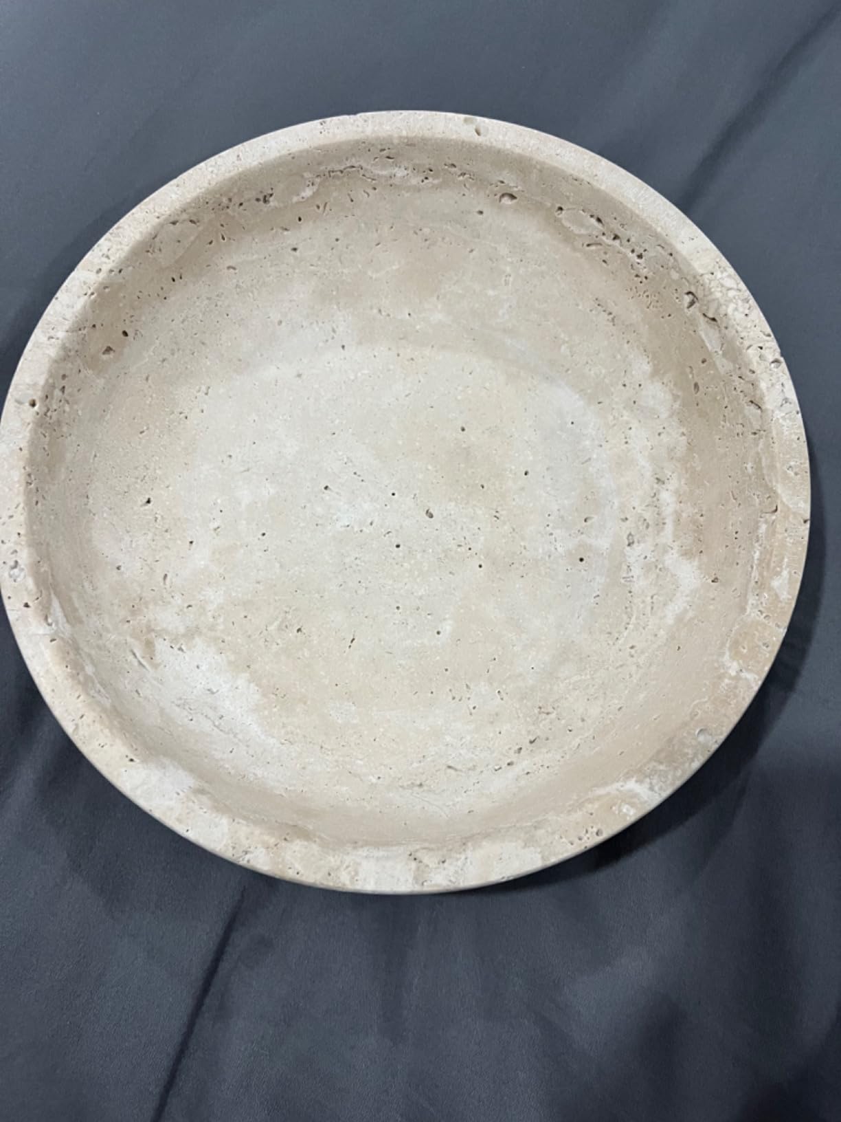 FNTSTICGOODS Travertine Decorative Bowl - 7.8