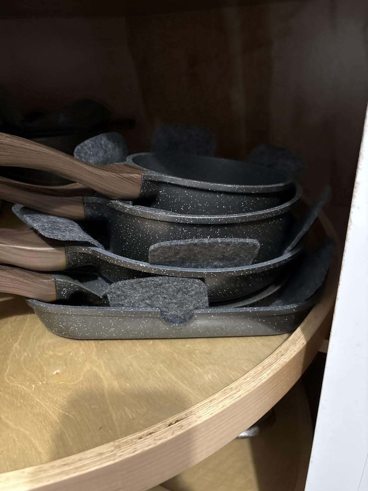 SENSARTE 23 PCS Nonstick Granite Cookware Set, PFOA/PFOS Free, Induction | Non Toxic Pots and Pans, Healthy Kitchen & Home Cooking Set with Stay-Cool Handles, Silicone Tools and Pot Protectors, Gray customer photo 1