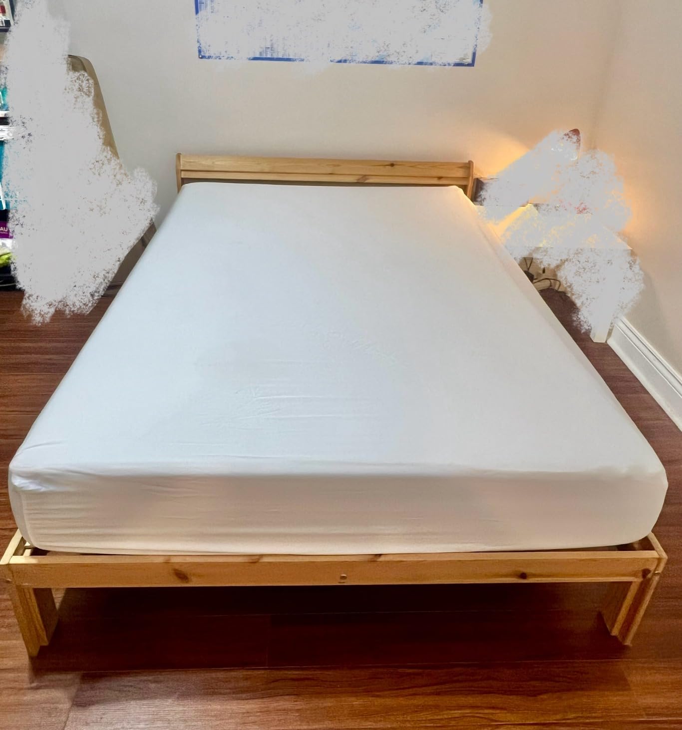 Cooling Sheets Set Queen Size, Viscose Derived from Bamboo for Hot Sleepers | Deep Pocket Up to 16 Inch | Silky Soft & Breathable Bedding - 4PC (Queen, Navy) customer photo 1