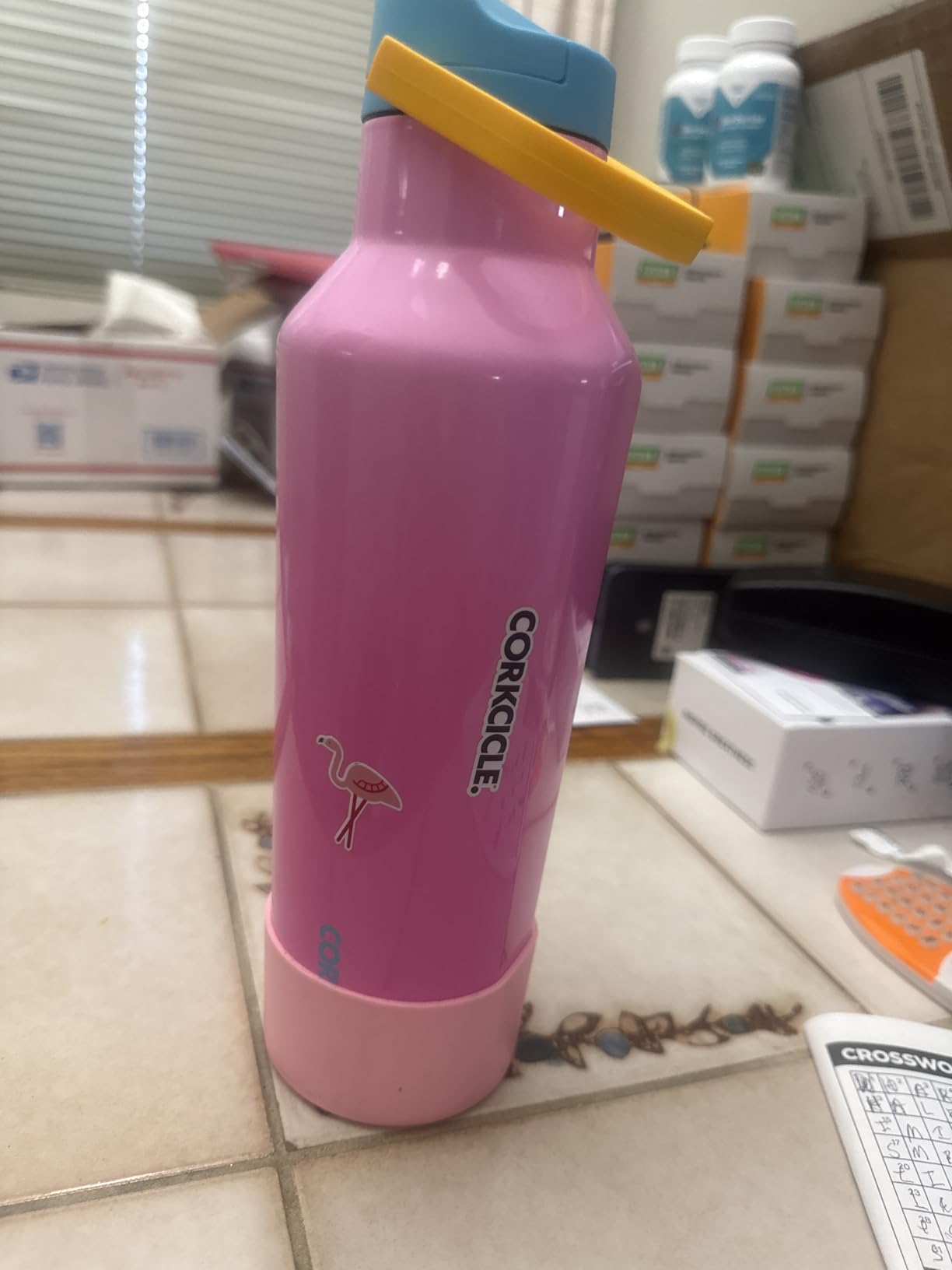 Corkcicle Sport Canteen 20 oz Triple Insulated Bottle, River Rock - Cold Up to 25 Hours, Hot Up to 12 Hours, Spill-Proof Cap customer photo 1