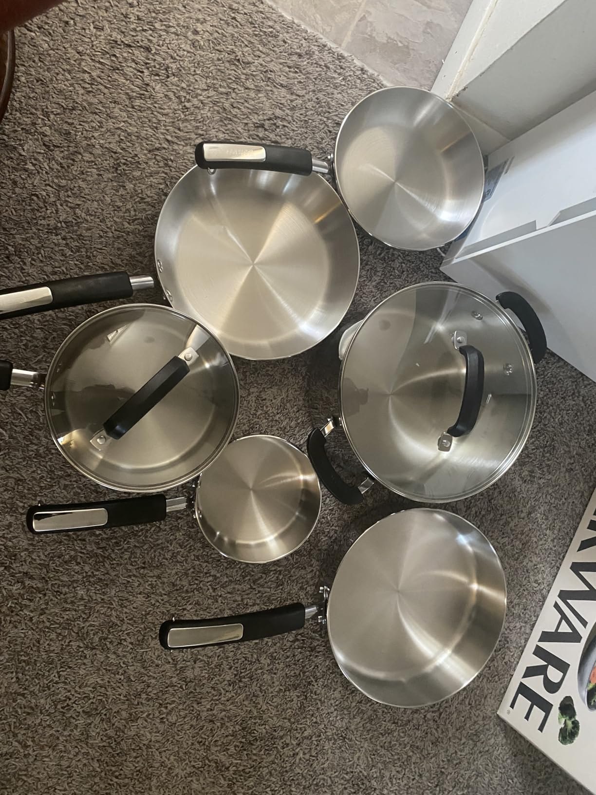 Farberware Brilliance 10-Piece Stainless Steel Cookware Set customer photo 1