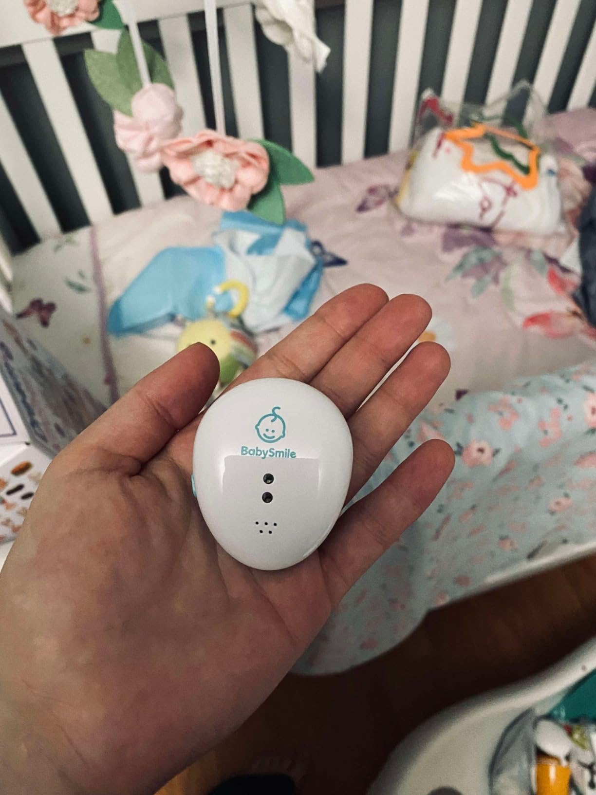 BabySmile Baby Movement Monitor for Newborn Sleep, Diaper Clip customer photo 1