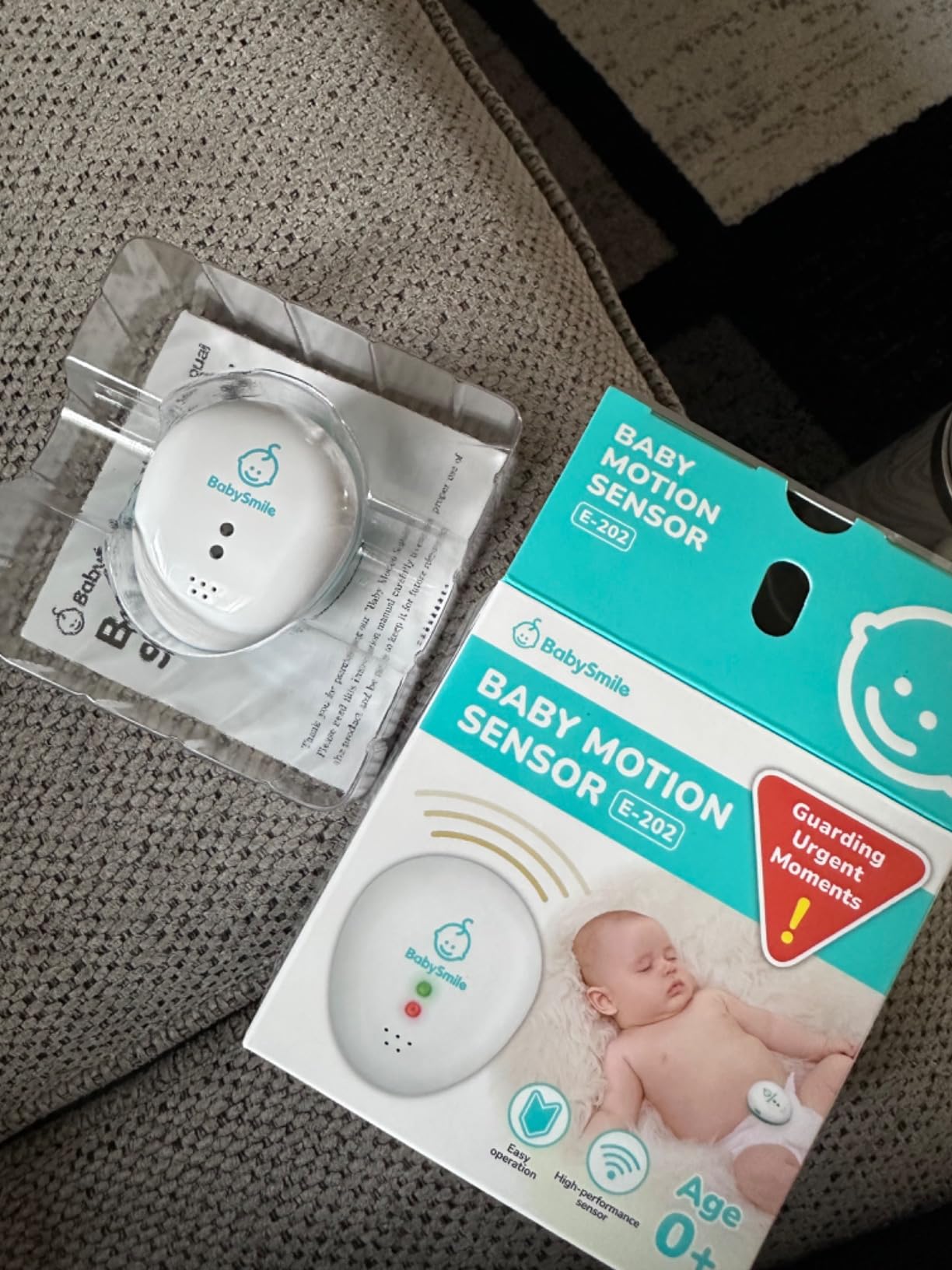 BabySmile Baby Movement Monitor for Newborn Sleep, Diaper Clip customer photo 2