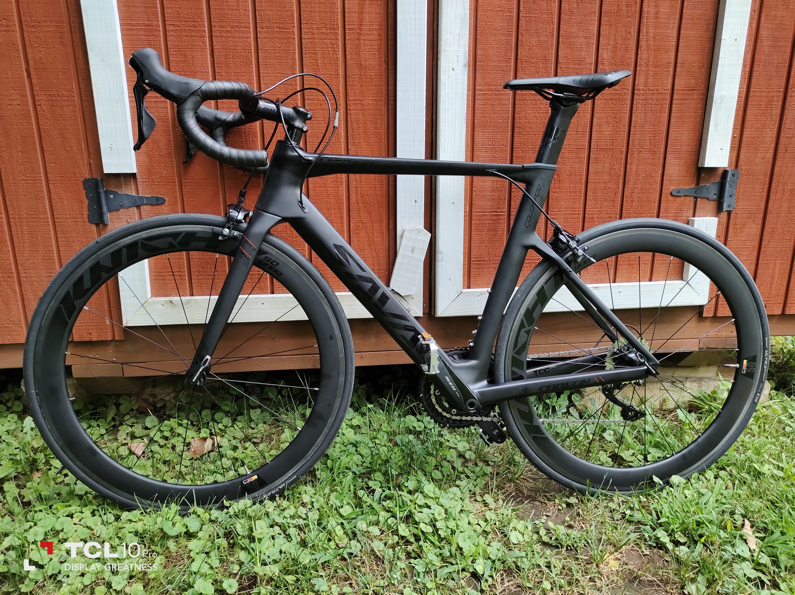 Carbon Road Bike Lightweight 24-Speed Shifting Road Bicycle with Shimano 105 Di2 7170 Groupset, T1000 Carbon Frame with 700C Carbon Wheelset Disc Brake Race Bikes customer photo 1