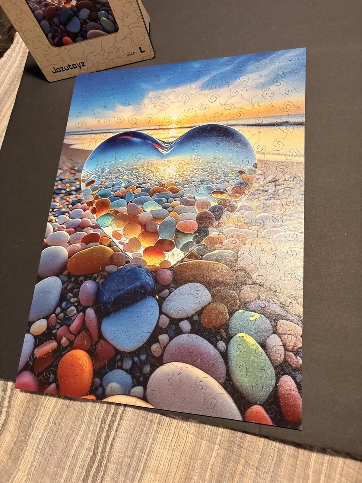 Wooden Puzzle for Adults, Wooden Jigsaw Puzzles for Adults, Unique Wood Animal Shaped Puzzles Adult with Exquisite Wooden Box (11.2 x 14.9in, 191pcs) customer photo 2