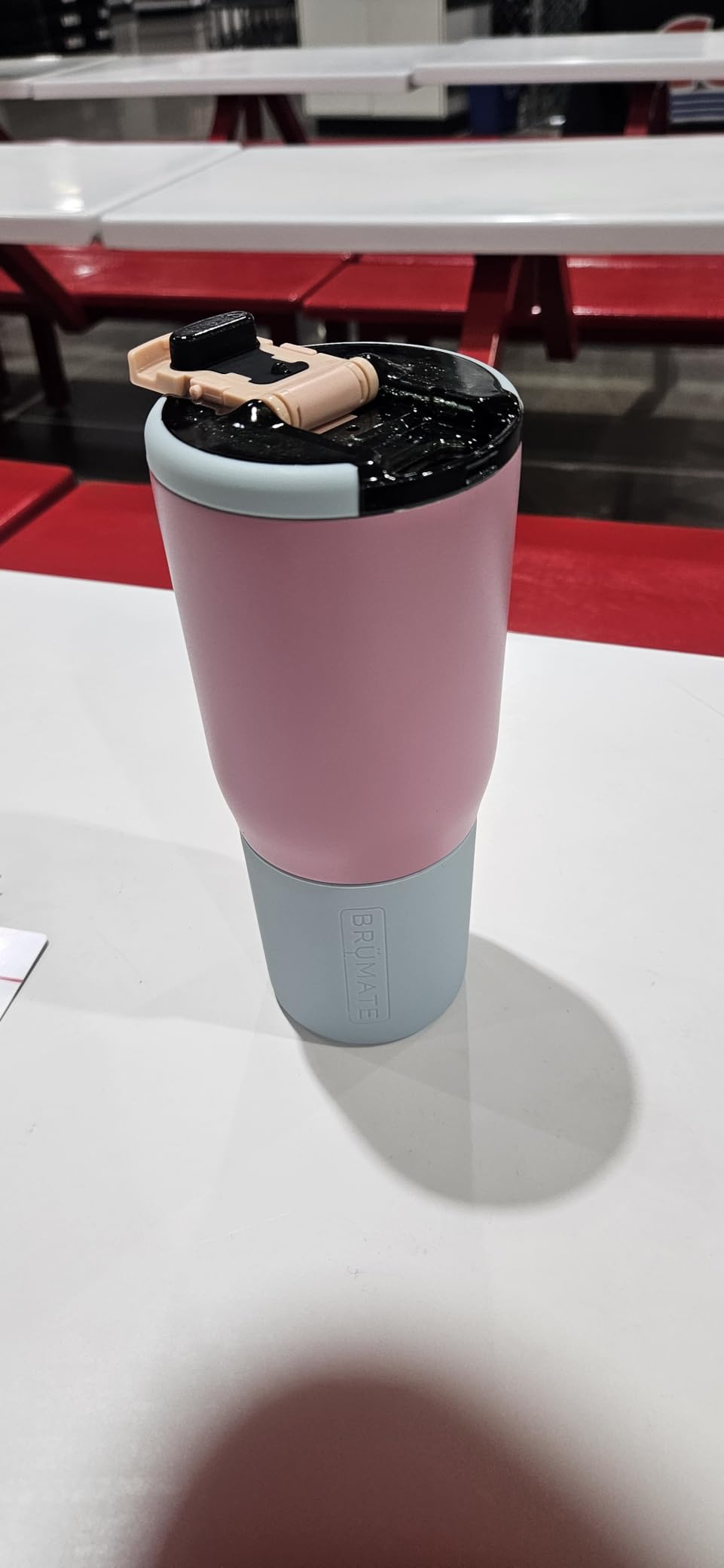 BrüMate Nav 25oz Insulated Travel Tumbler, Nightfall Blue | 100% Leakproof BevLock Lid, Insulated Stainless Steel, Locking Flip Lid, Silicone Sleeve, 24+ Hrs Cold customer photo 1