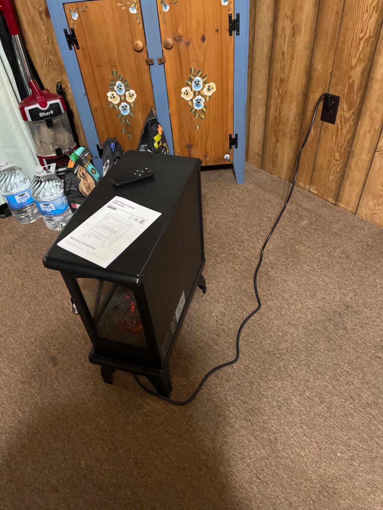 Silonn Electric Fireplace Heater, Quick Heating Portable Fireplace with App & Remote, 24