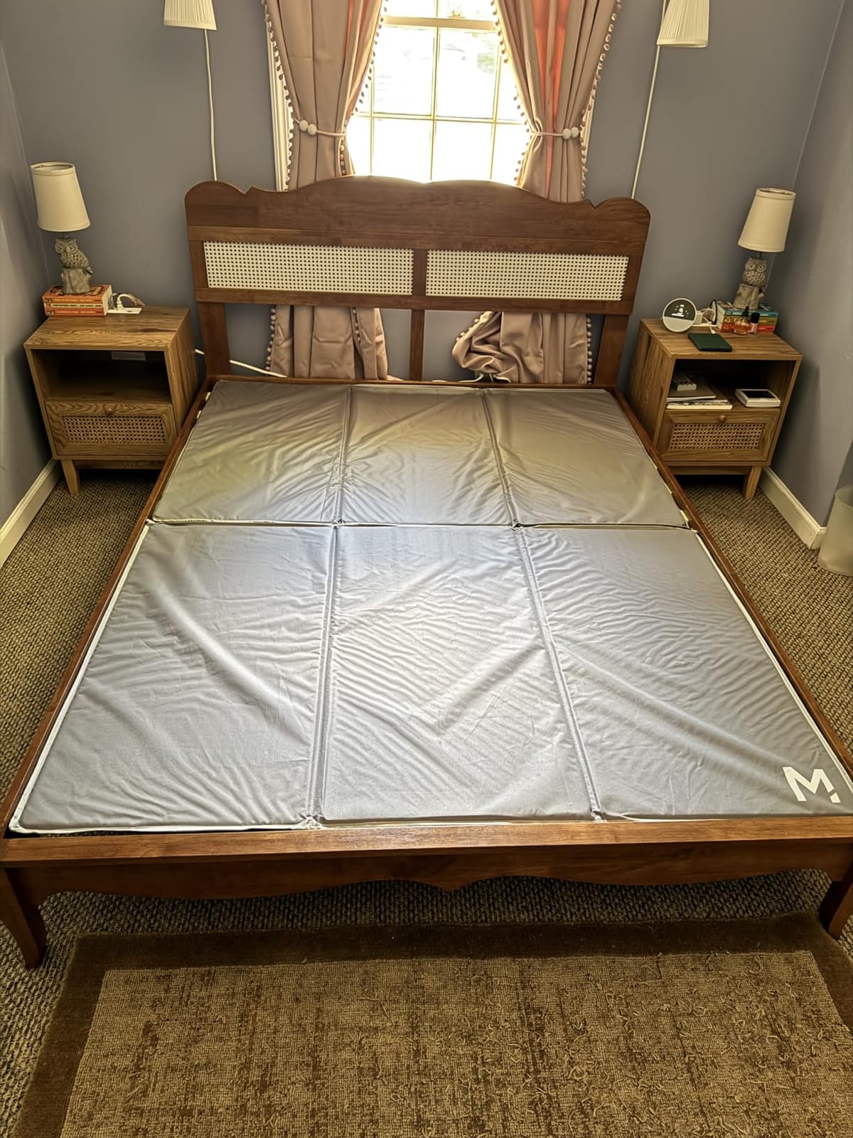 Meliusly Original Bunkie Board King Size (76x80) - Under Bed Support | Non-Slip Breathable Bed Support Board for Slatted Bed Frame, Anti-Sag, Noise Minimizing Moisture Resistant Bed Board customer photo 1