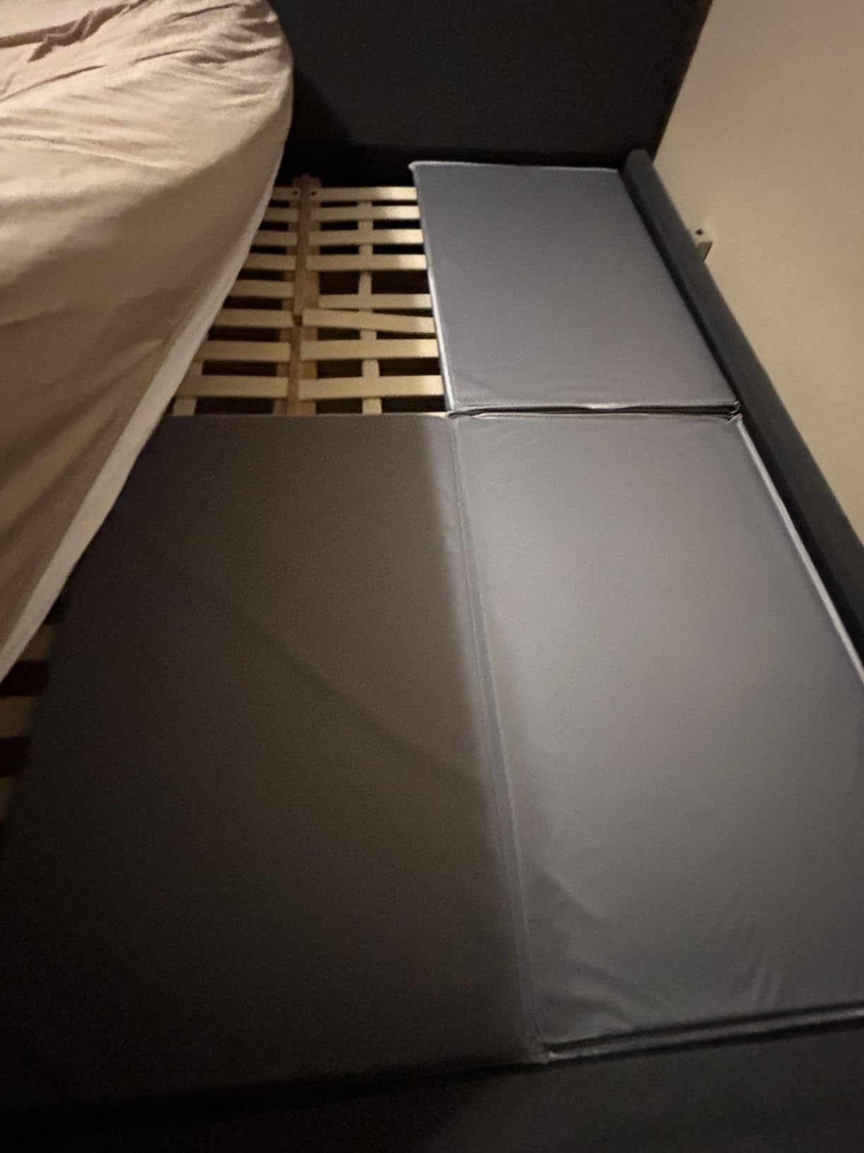 Meliusly Original Bunkie Board King Size (76x80) - Under Bed Support | Non-Slip Breathable Bed Support Board for Slatted Bed Frame, Anti-Sag, Noise Minimizing Moisture Resistant Bed Board customer photo 2