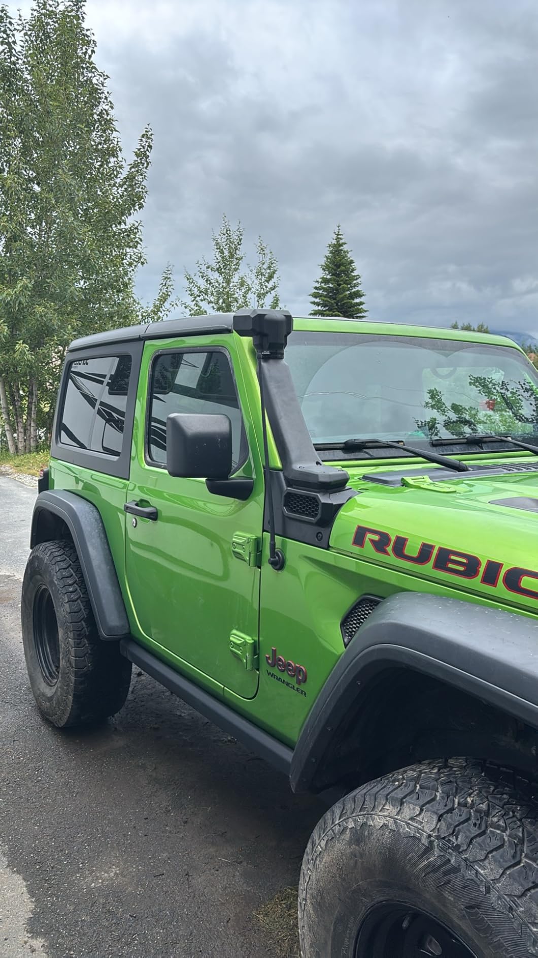 SCITOO car snorkel kit Assembly Replacement 18-23 For Jeep FOR Wrangler JL New Cold Air Ram Intake Snorkel Kit OffRoad 2.0L 3.6L customer photo 1