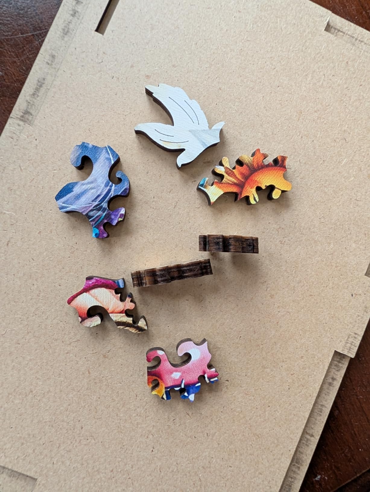 Wooden Jigsaw Puzzles, Gnome Wooden Puzzles for Adults with Unique Shape, Medium 10.3