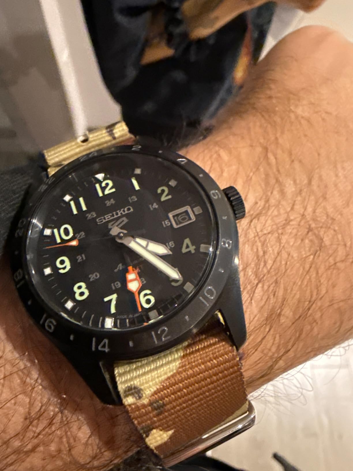 SEIKO Men's SSK025 5 Sports Field GMT Watch customer photo 1