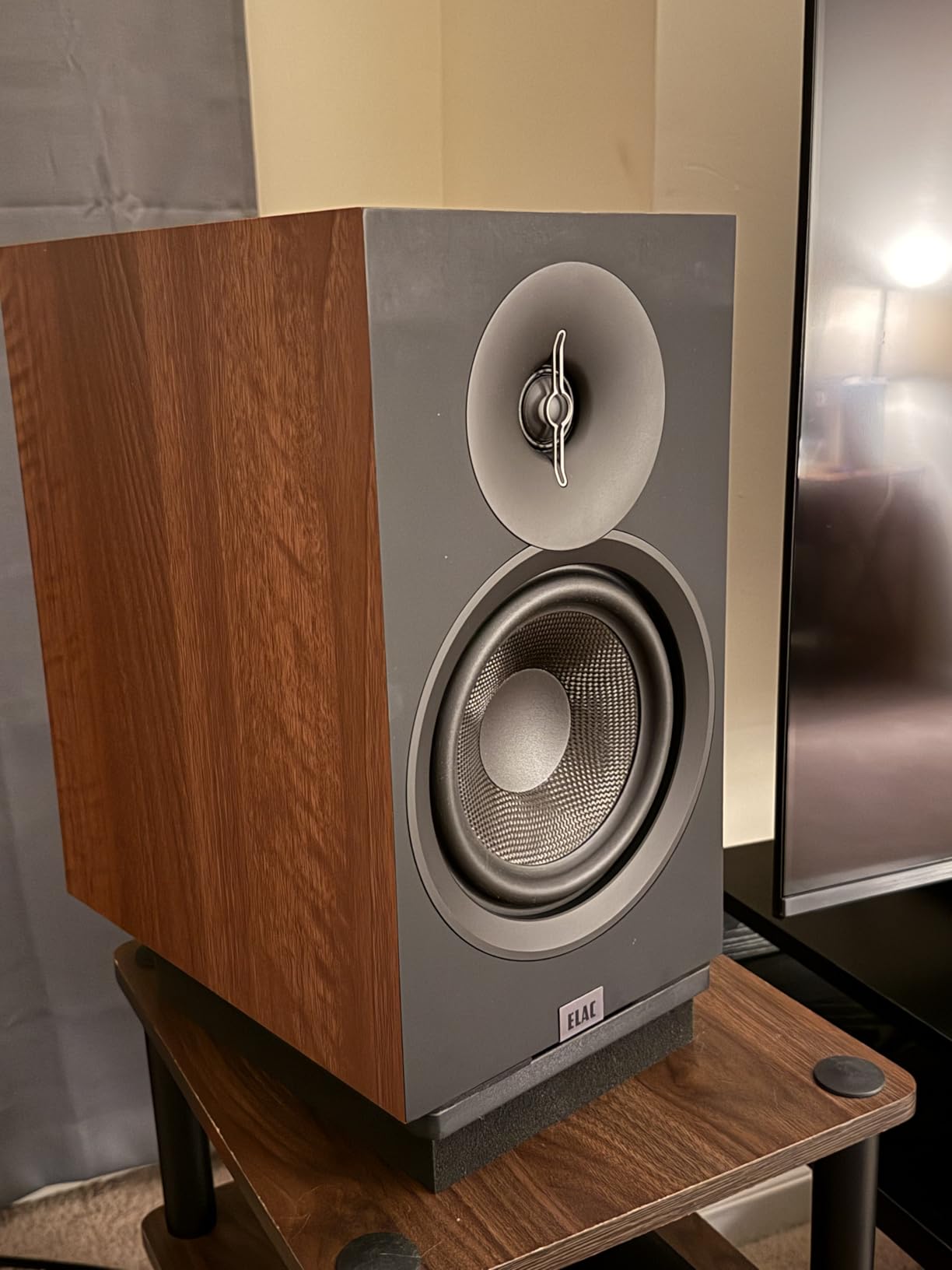 ELAC Debut 3.0 DB63-BK Bookshelf Speakers, Black Ash (Pair) - 1