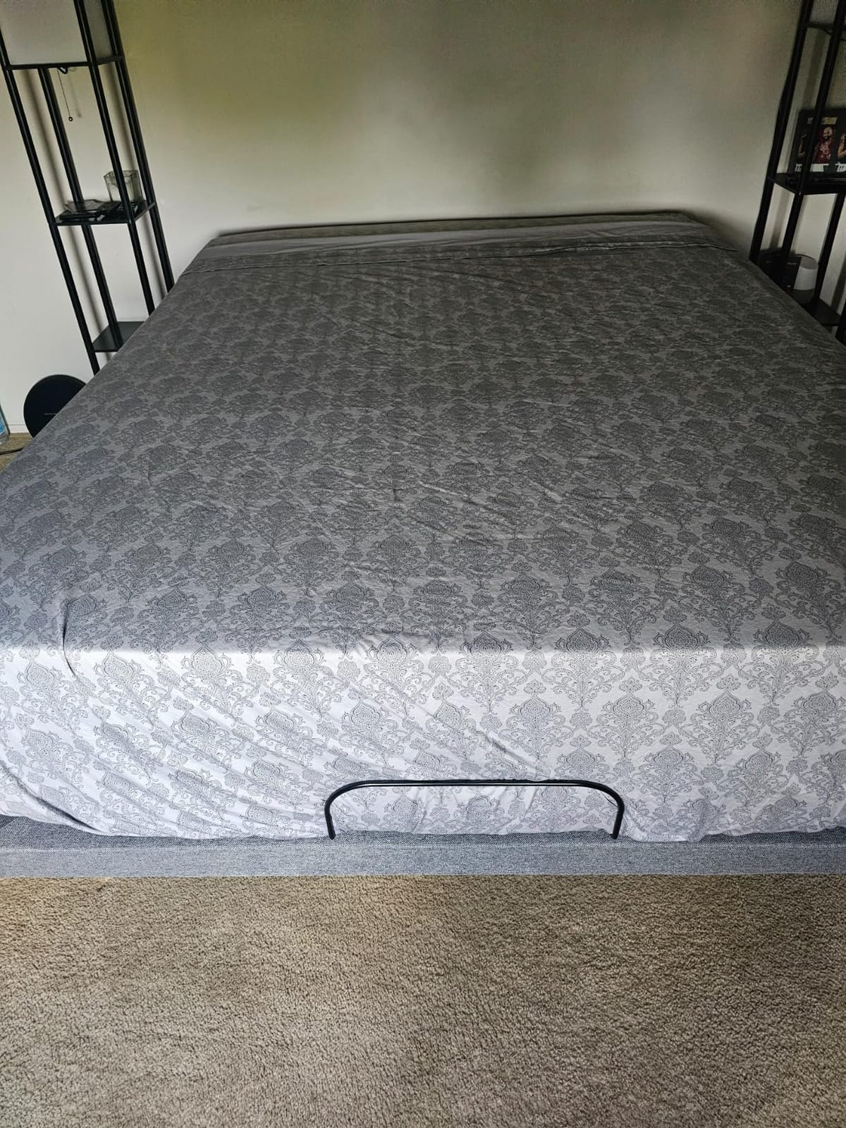 Best Choice Products Ergonomic Full Size Adjustable Bed Frame, Electric Base w/Wireless Remote Control, Nightlight, Massager, 2 USB Ports customer photo 1