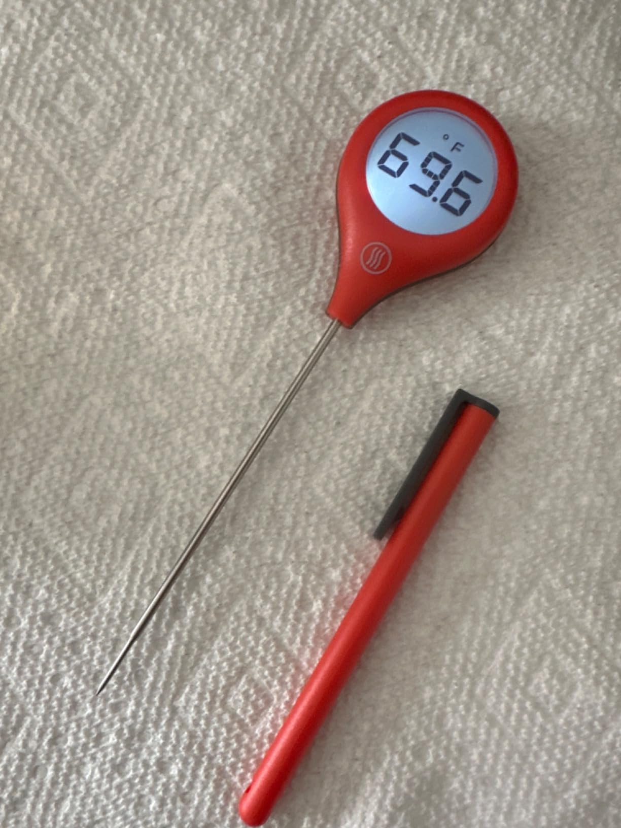 ThermoWorks ThermoPop 2 - Best Value Instant Read Thermometer - Cayenne Pepper Red customer photo 2