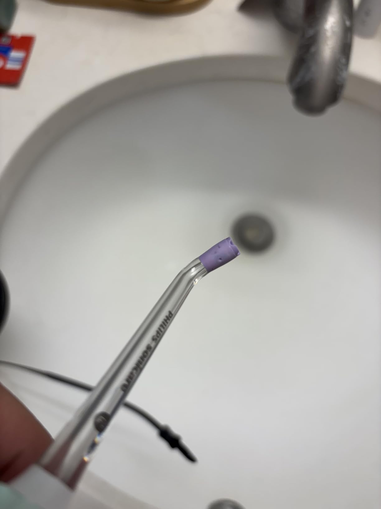Philips Sonicare Cordless Power Flosser 3000, 4 Nozzles, White | 150% Better Gum Health, Quad Stream Technology, 2 Floss Modes, 3 Pressure Levels, IPX7 Waterproof, HX3827/21 customer photo 2